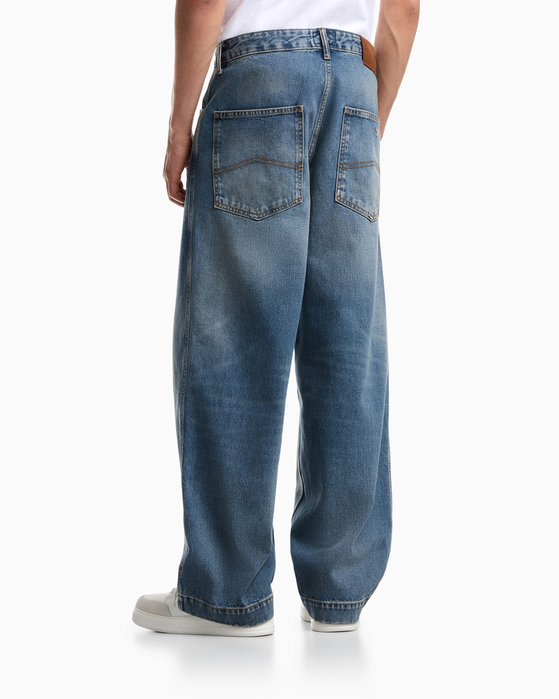 EMPORIO ARMANI ARMANI JEANS WIDE-LEG DENIM JEANS outlook