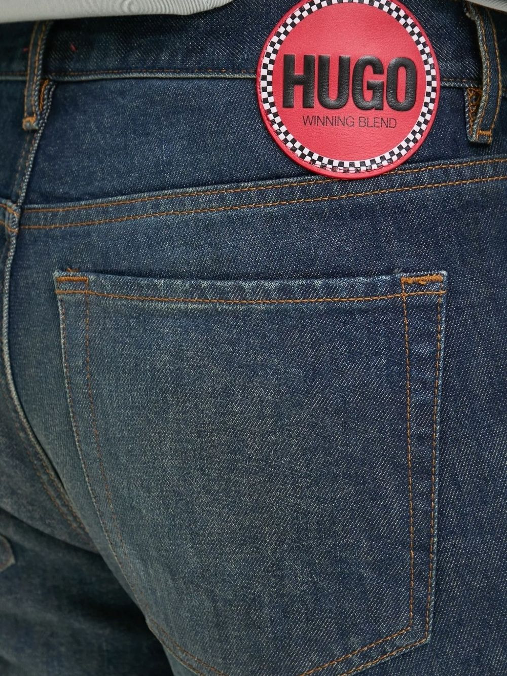 logo-appliqué jeans - 3