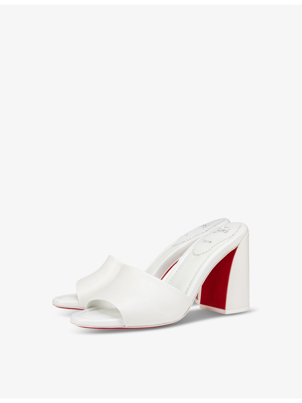Jane 85 leather mules - 4