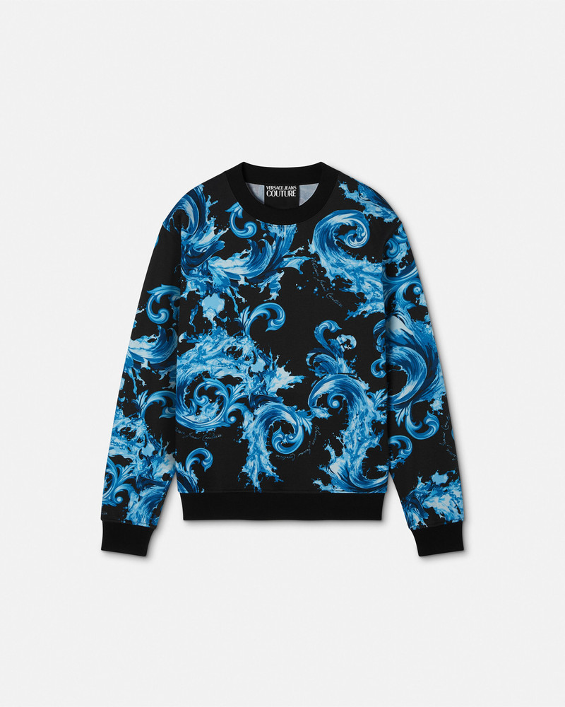 Printed Cotton-Jersey Sweatshirt 1