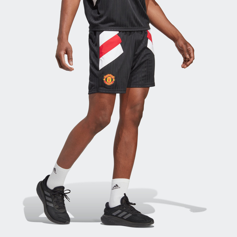 adidas adidas Manchester United Icon Shorts 'Black' HT2001 outlook