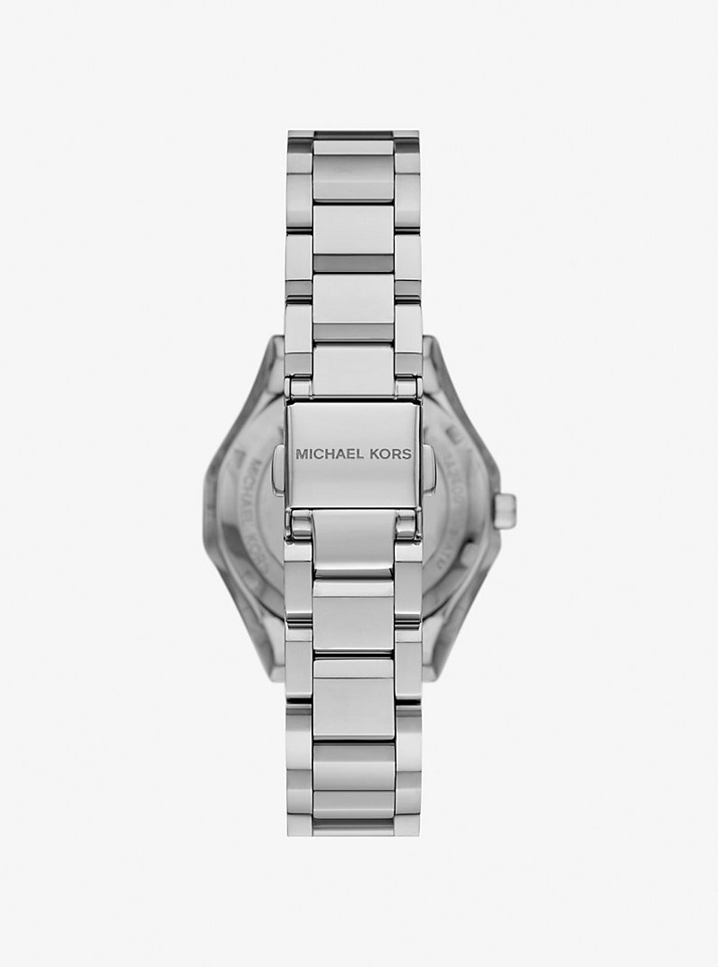 Mini Raquel Pavé Silver-Tone Watch 3