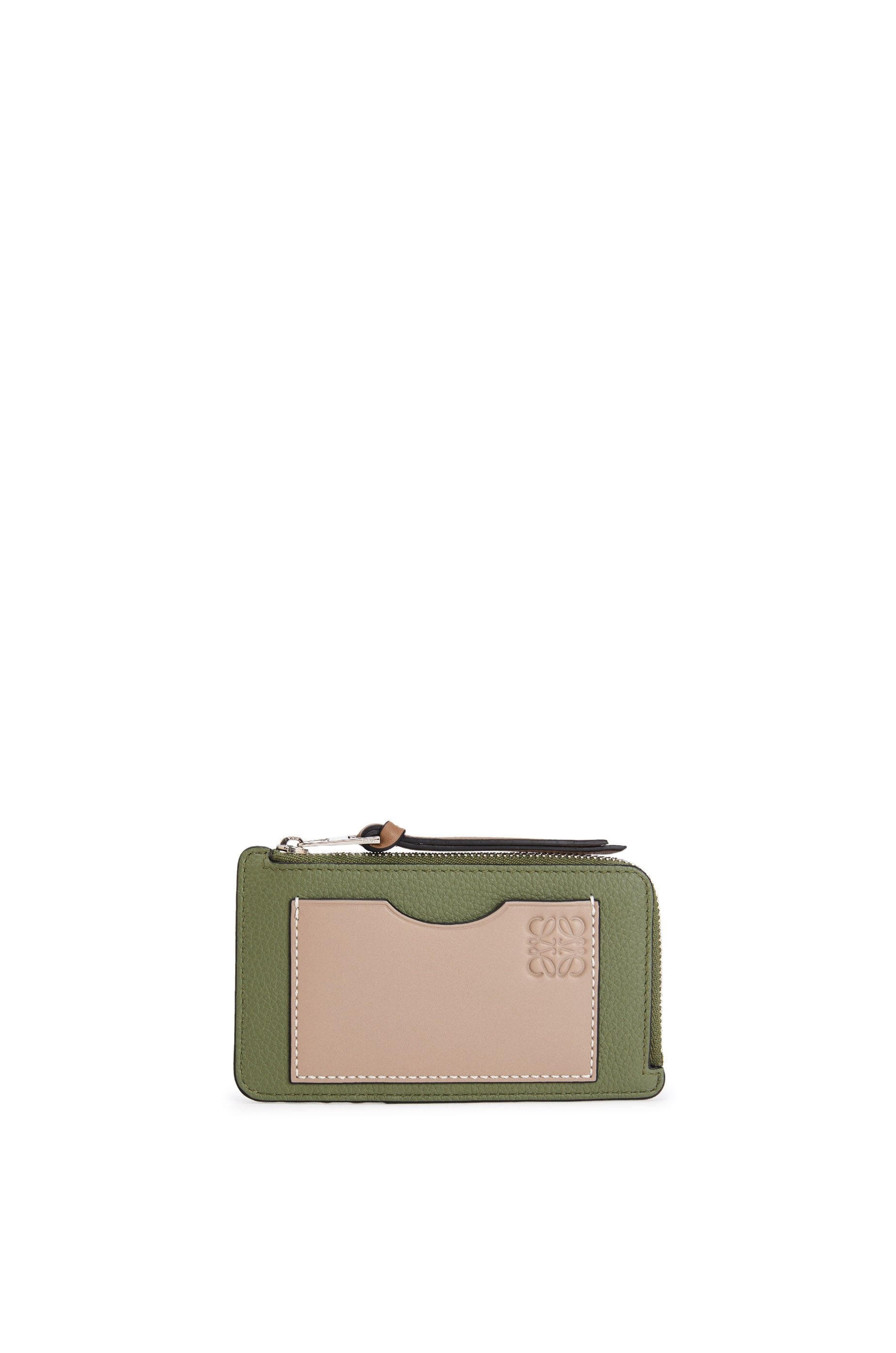 Coin cardholder in soft grained calfskin - 1