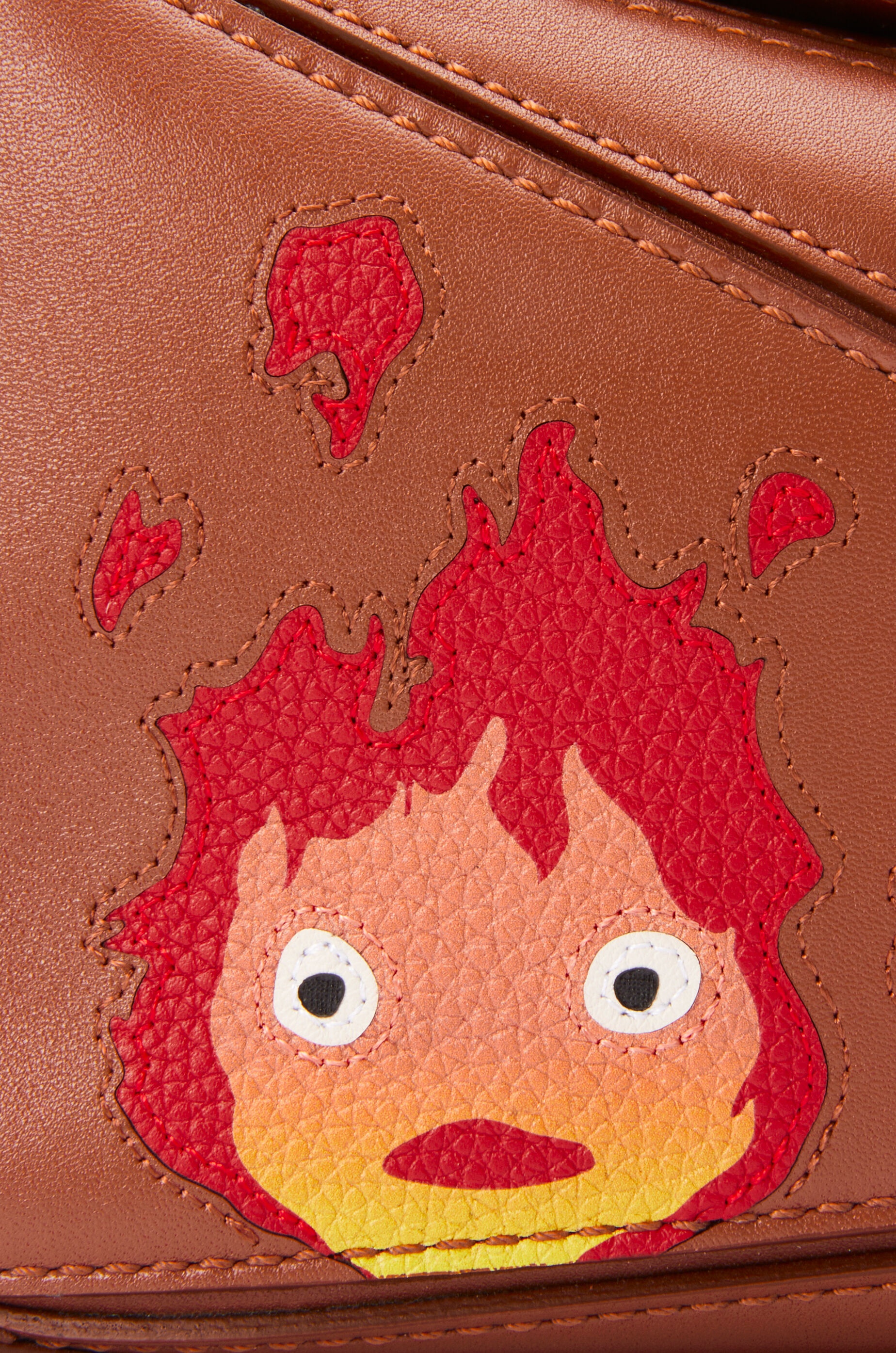 Calcifer mini Puzzle bag in satin calfskin - 8