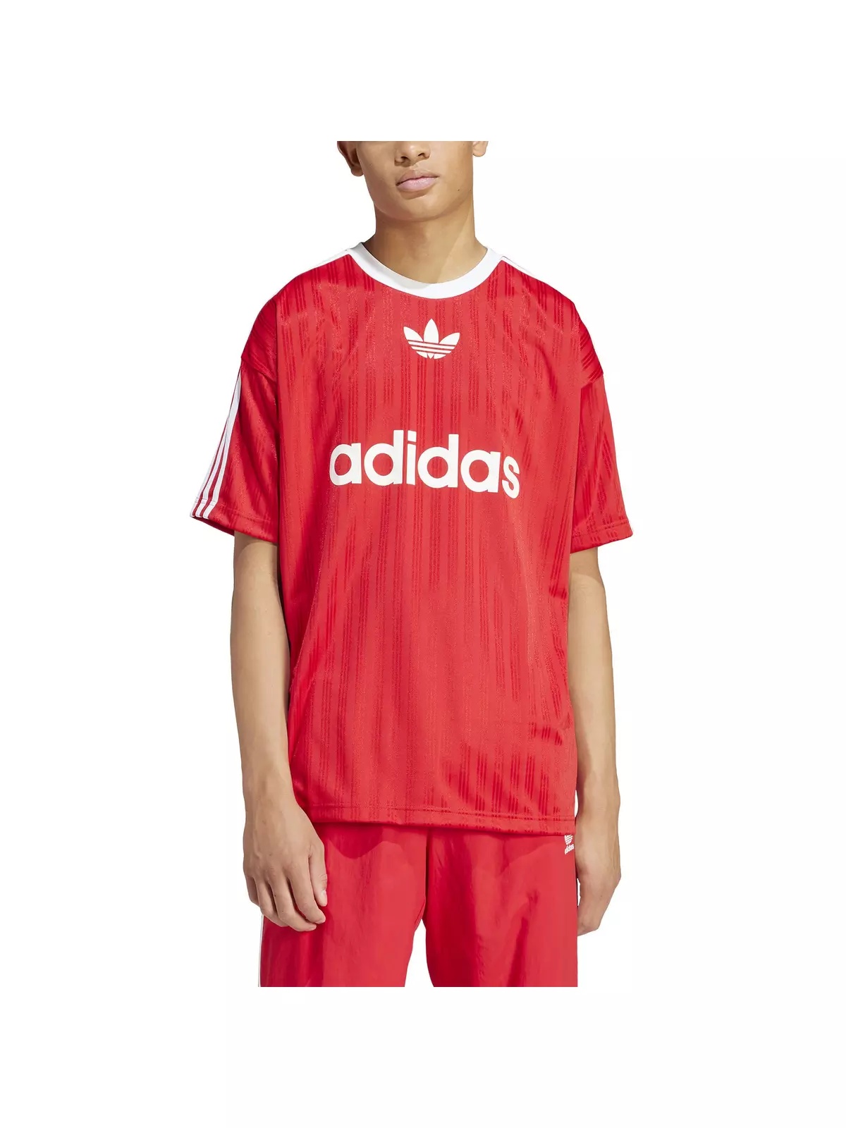 Men's Adicolor Poly Tee - Red - 3