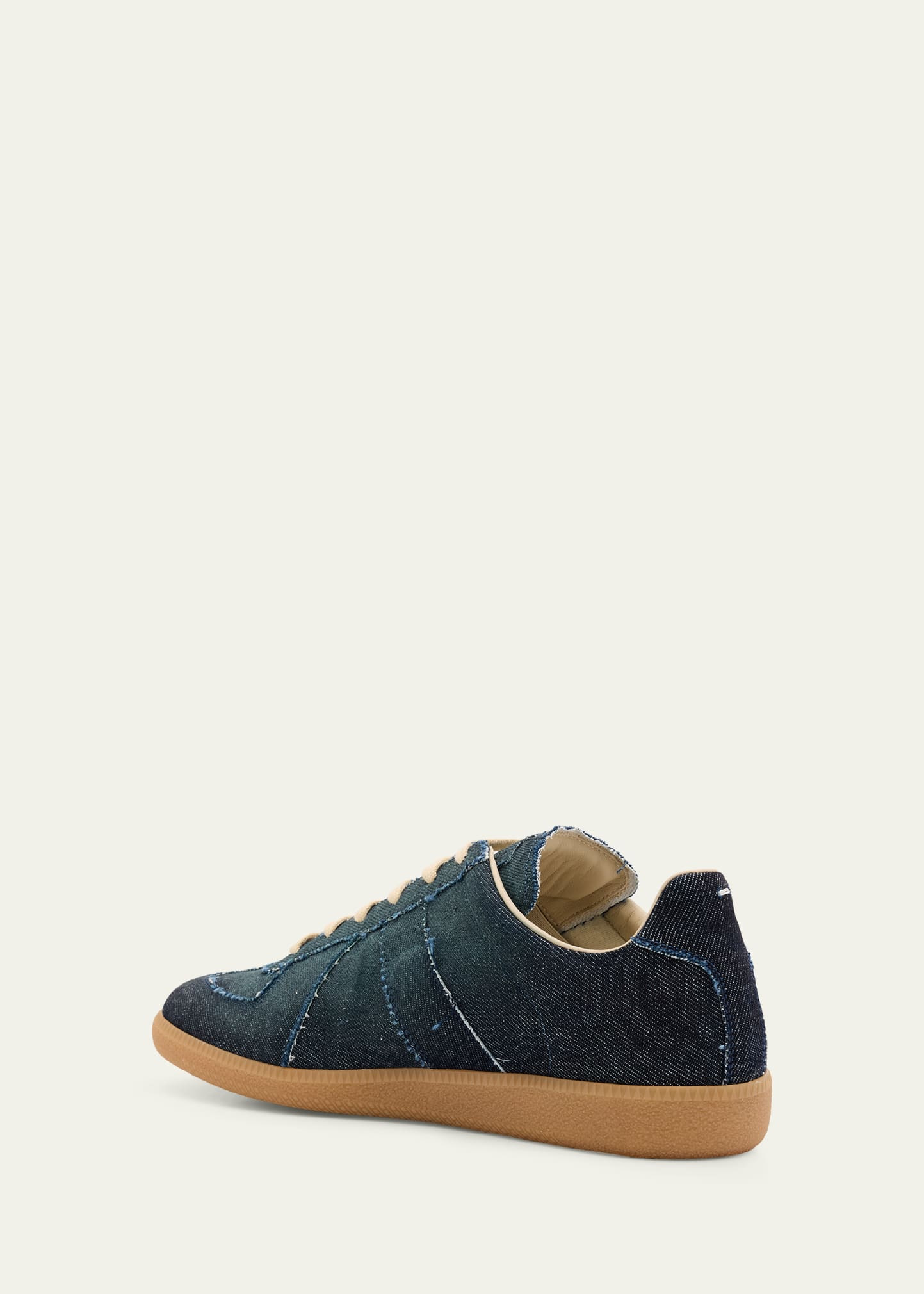 Men's Replica Denim T-Toe Low-Top Sneakers - 4