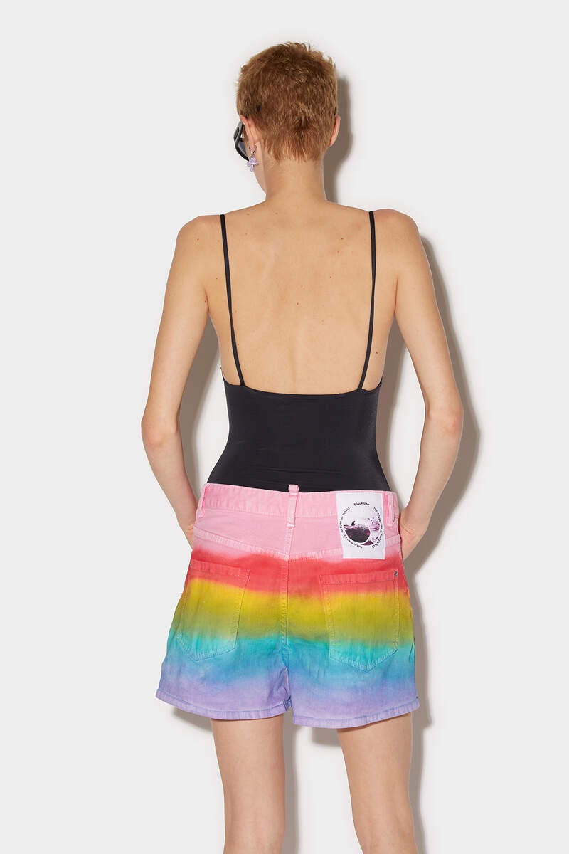 RAINBOW BAGGY SHORTS - 2