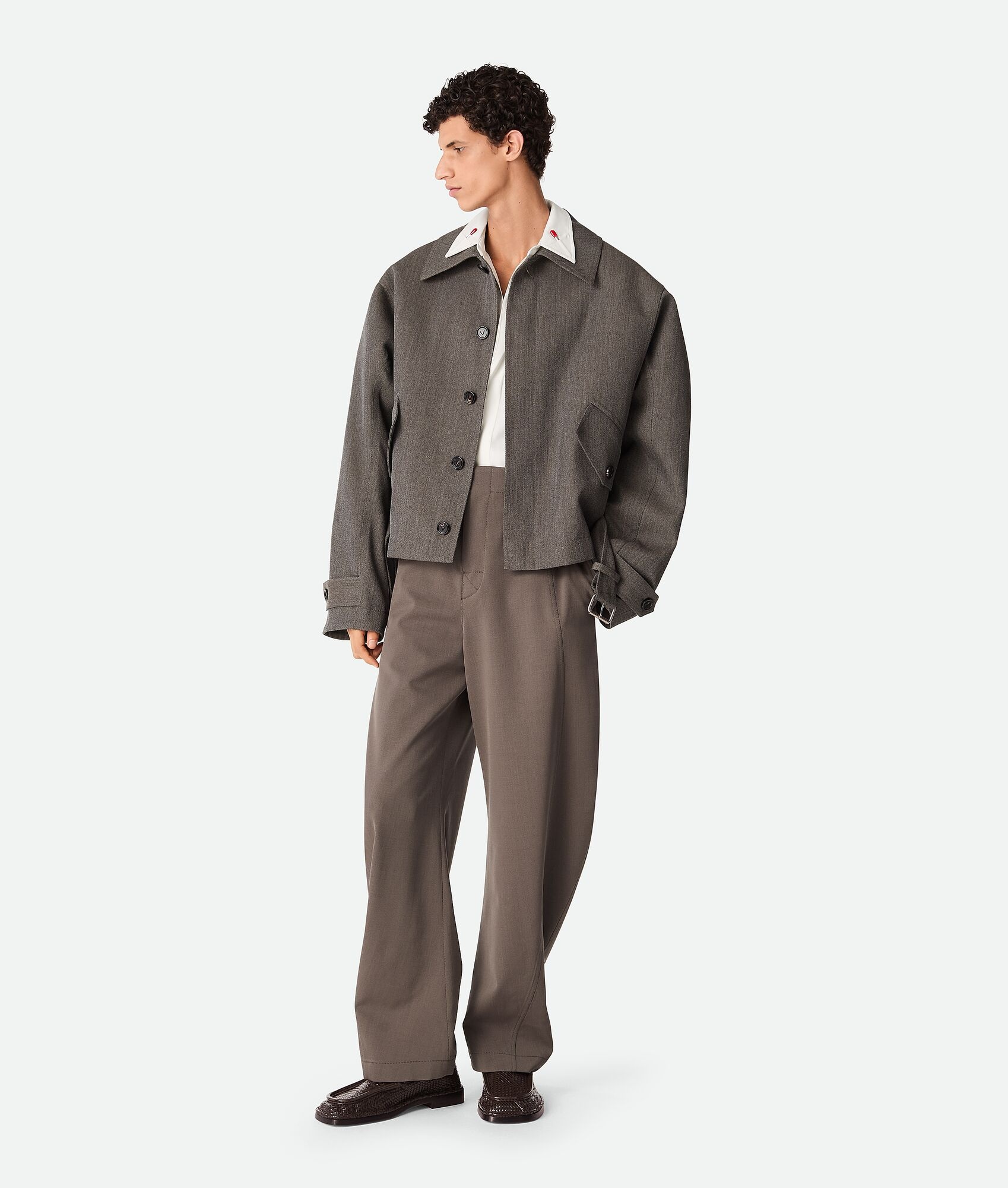Wool Twill Bomber Jacket - 4