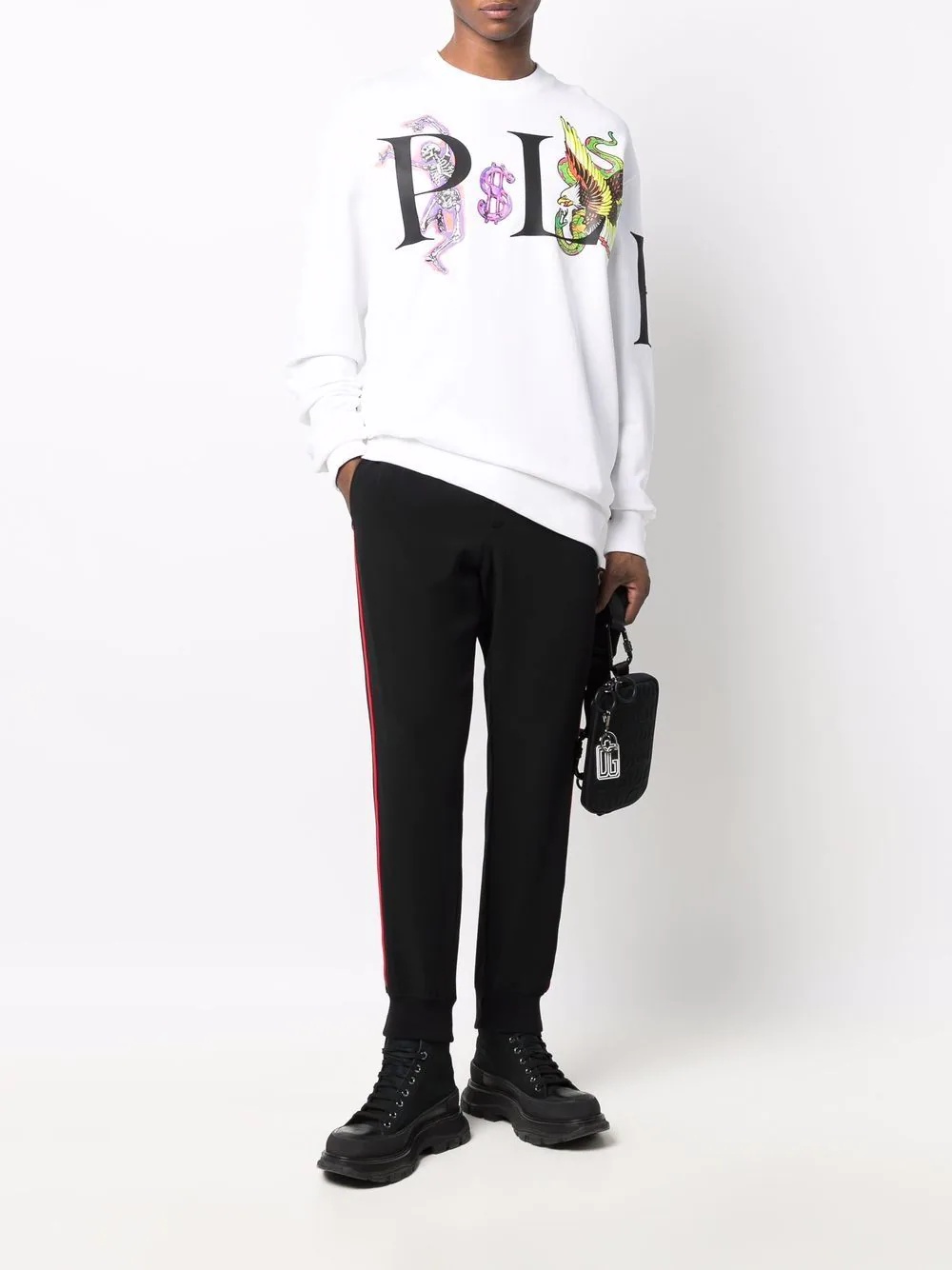 graphic-print cotton sweatshirt - 2
