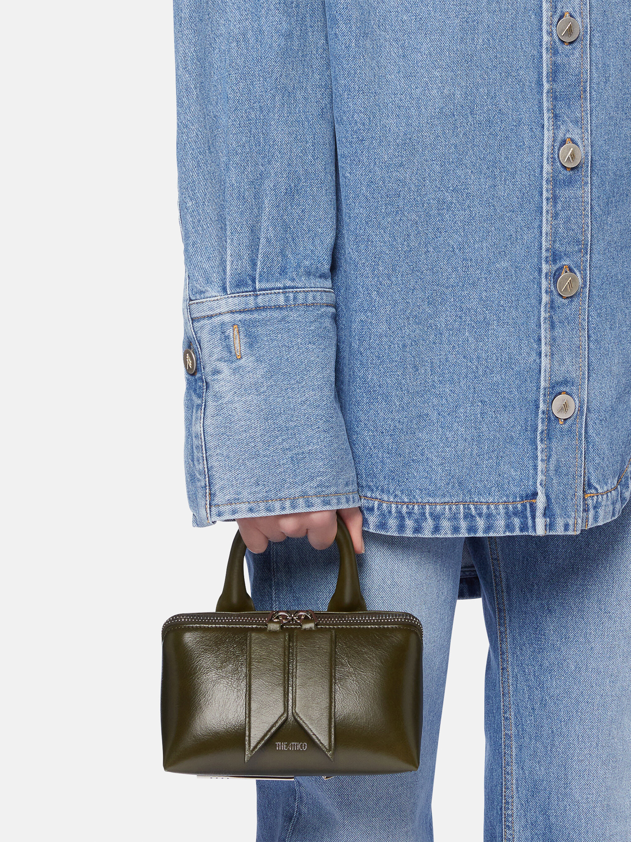 ''FRIDAY'' MILITARY GREEN MINI BAG - 2
