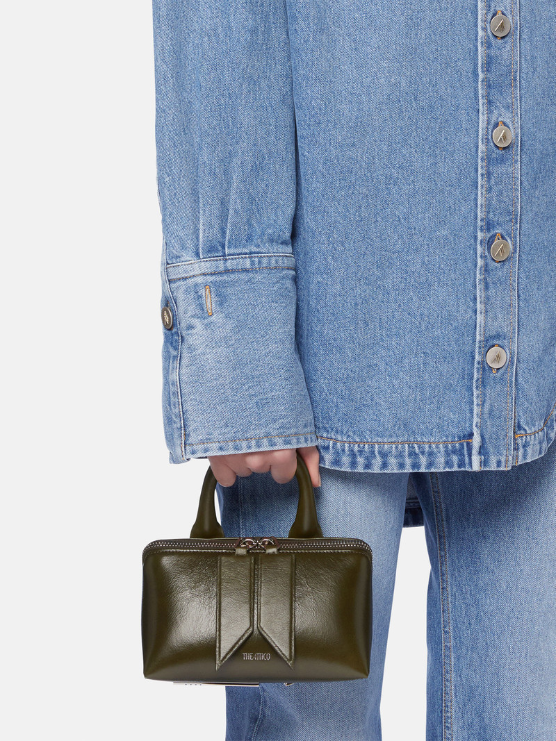 ''FRIDAY'' MILITARY GREEN MINI BAG 2