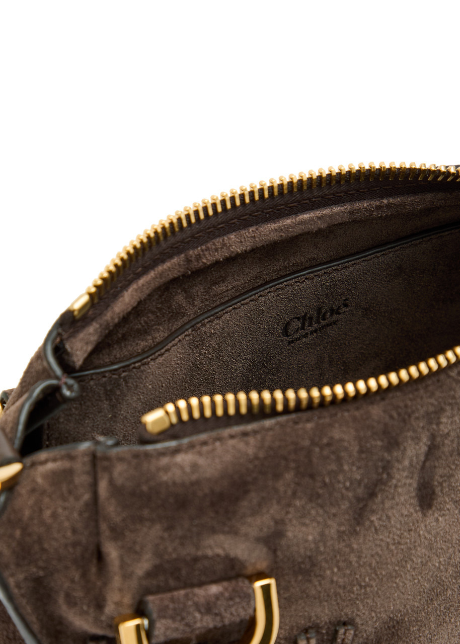 Chloe Marcie Small Suede Shoulder bag - 4