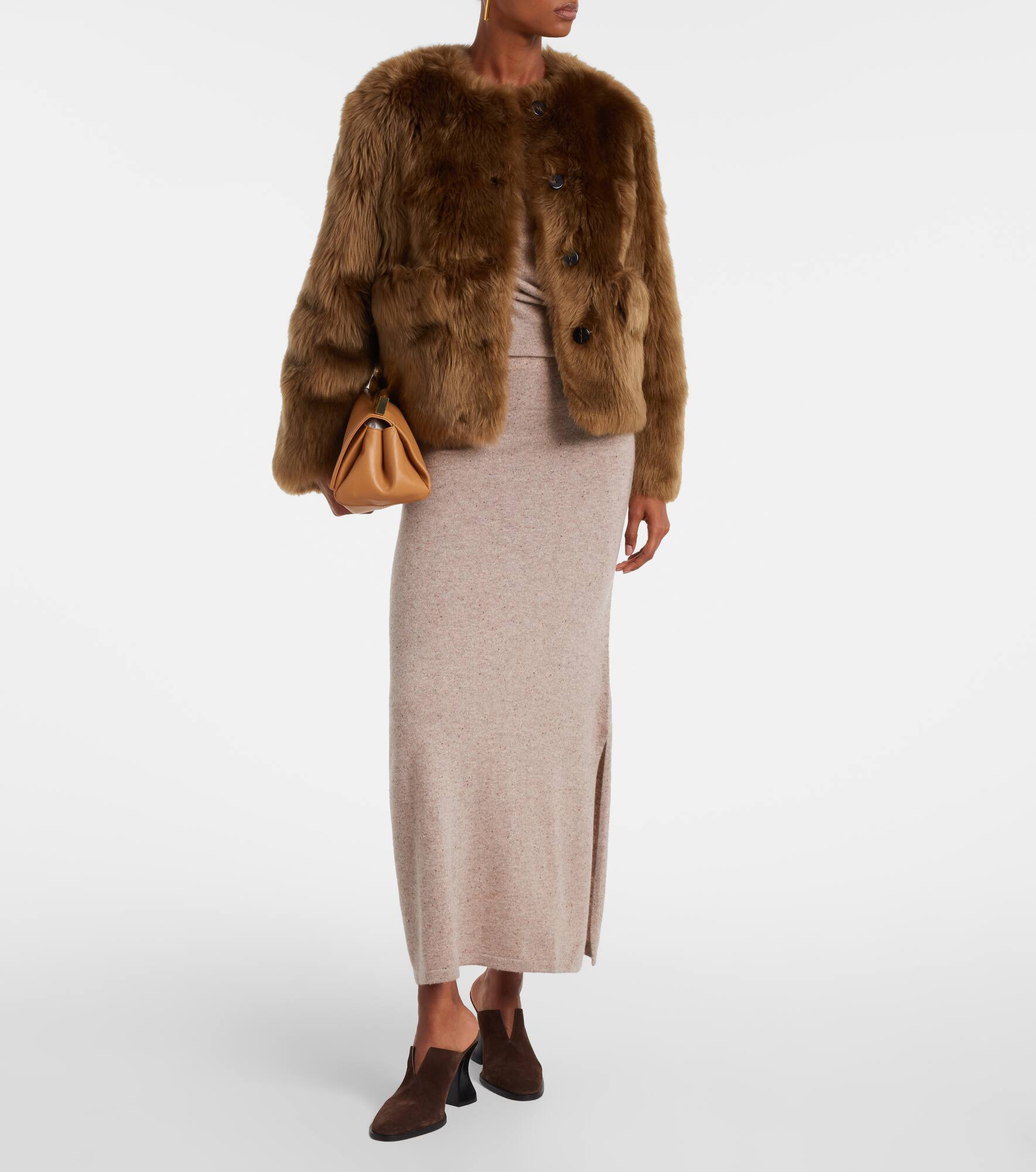 Maury faux-fur leather jacket - 2
