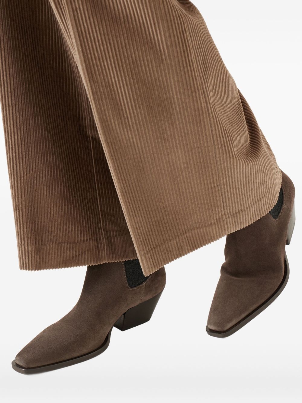 50mm Monili-chain leather boots - 5