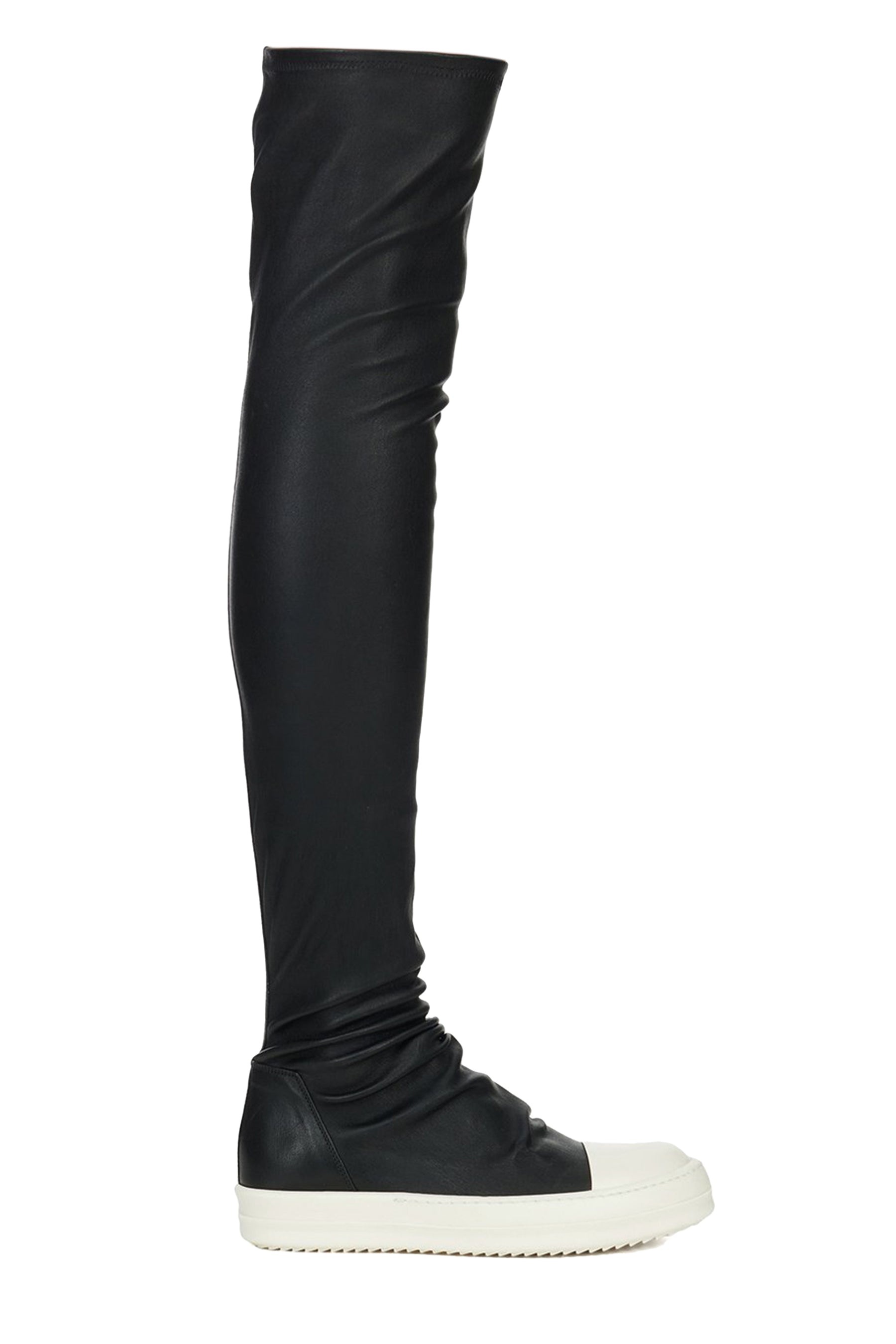 KNEE HIGH STOCKING SNEAKS / BLK MILK MILK - 4