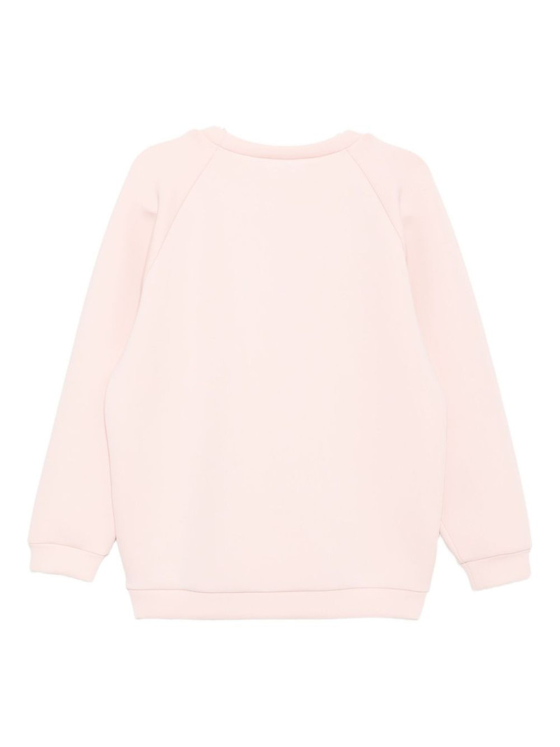 Balmain printed logo sweatshirt outlook