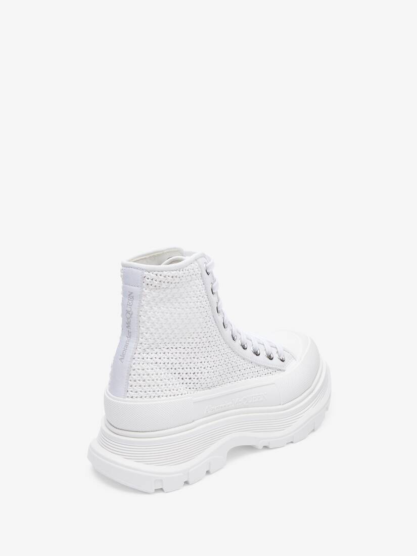 Women's Tread Slick Boot in White/off White/silver - 3