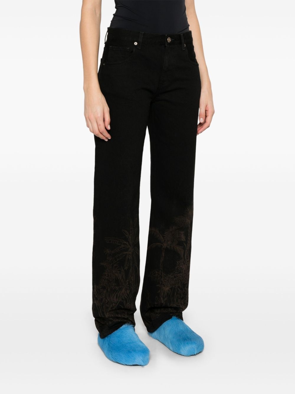 Jungle Toile de Jouy jeans - 3