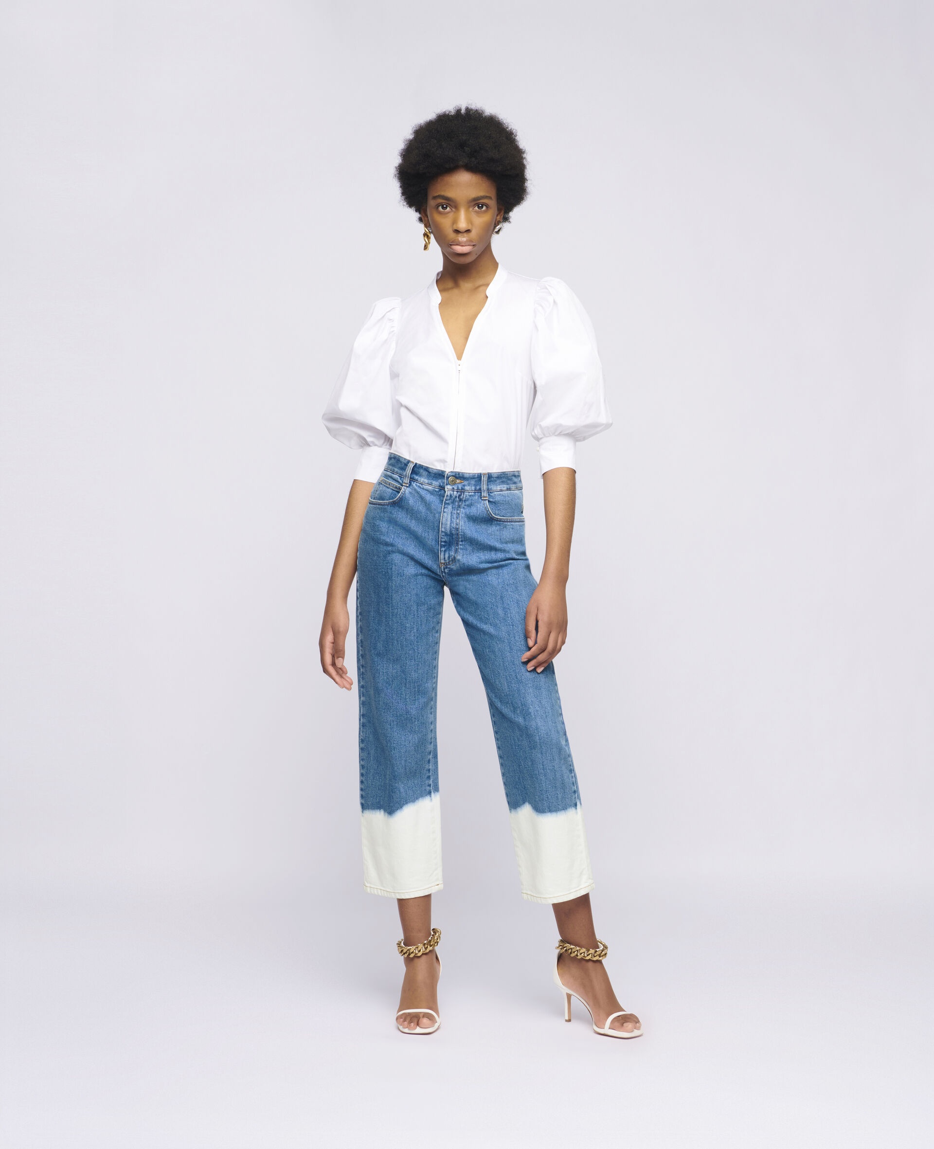Dip Faded Jeans - 2