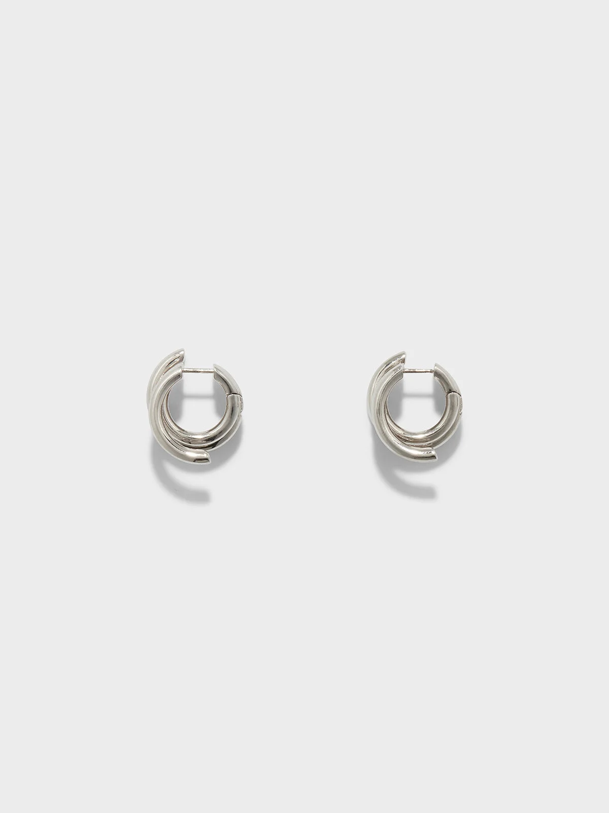 Dillon Palladium-Plated Hoop Earrings - 1