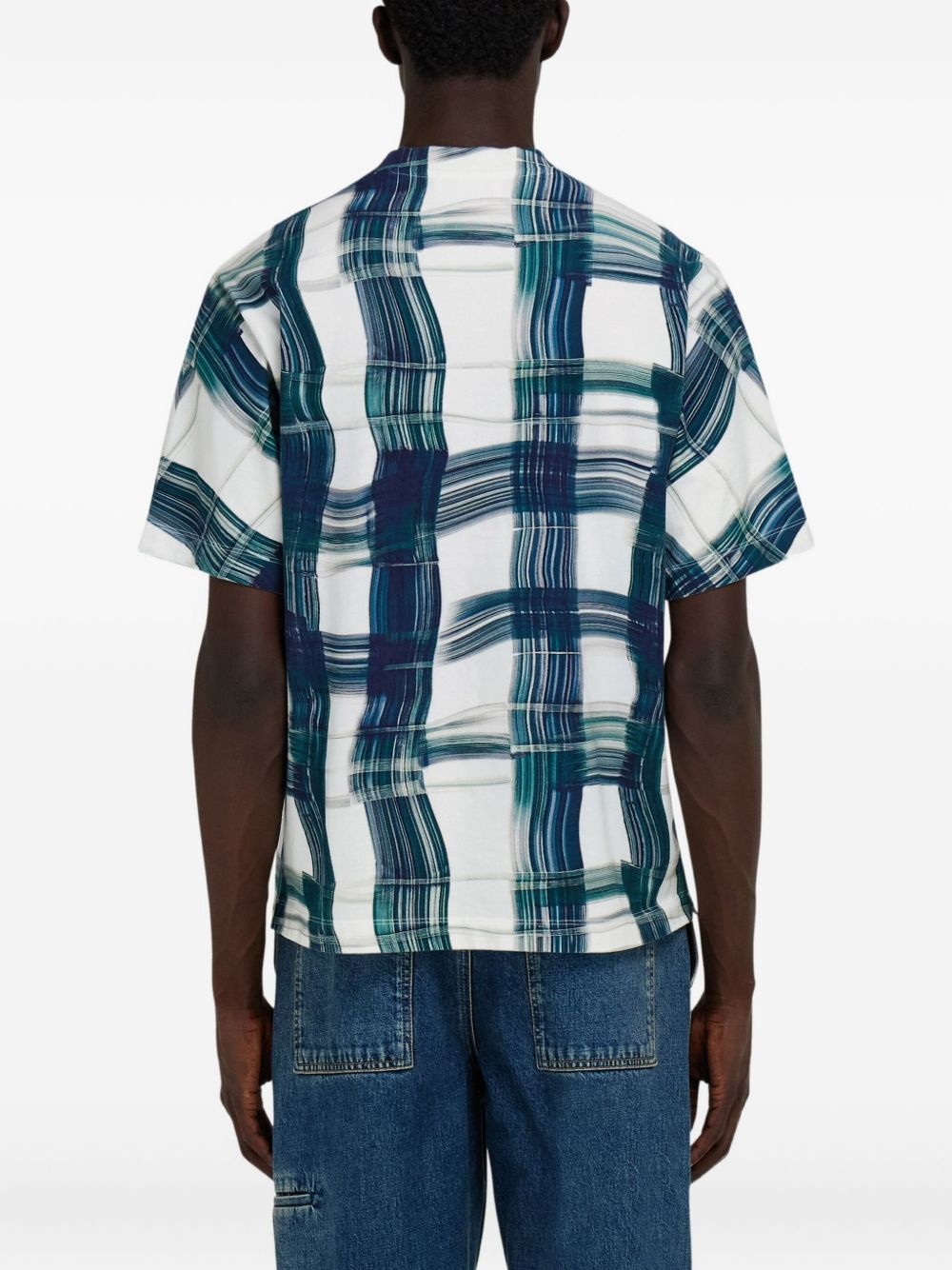 tartan-check T-shirt - 4