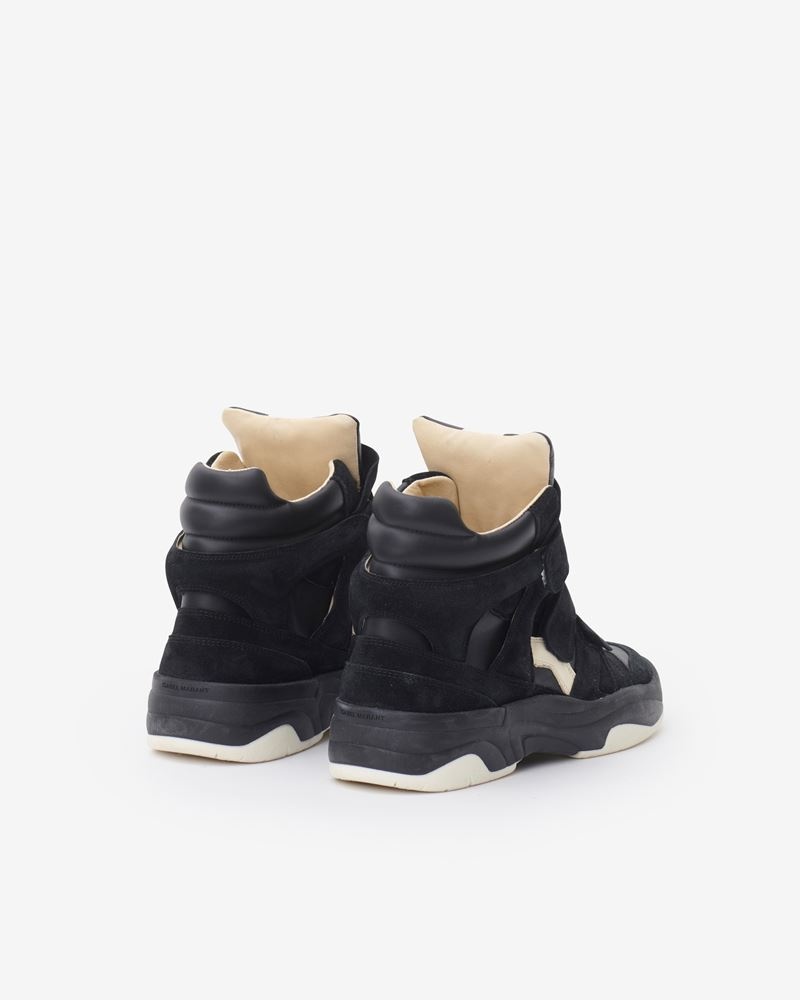 Isabel Marant BUMKEEH LEATHER SNEAKERS | REVERSIBLE