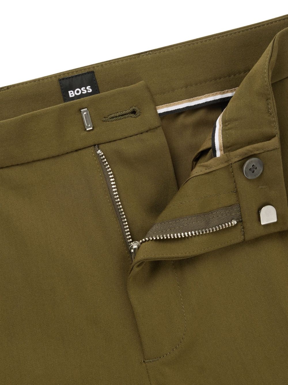 slim-fit chino trousers - 6