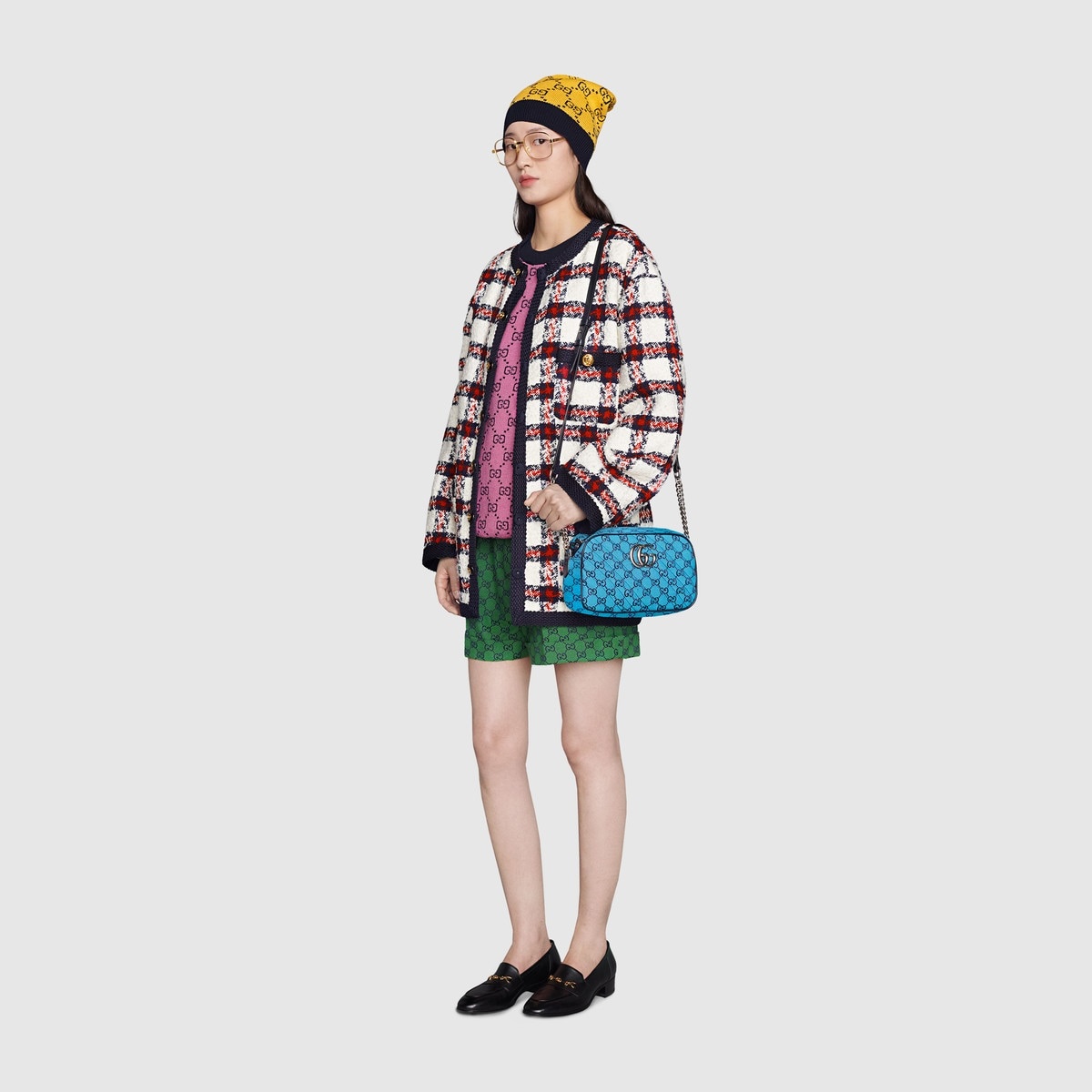 GG Marmont Multicolor small shoulder bag - 5