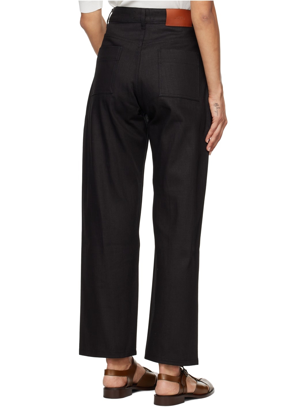 Black Ruthe Selvedge Jeans - 3