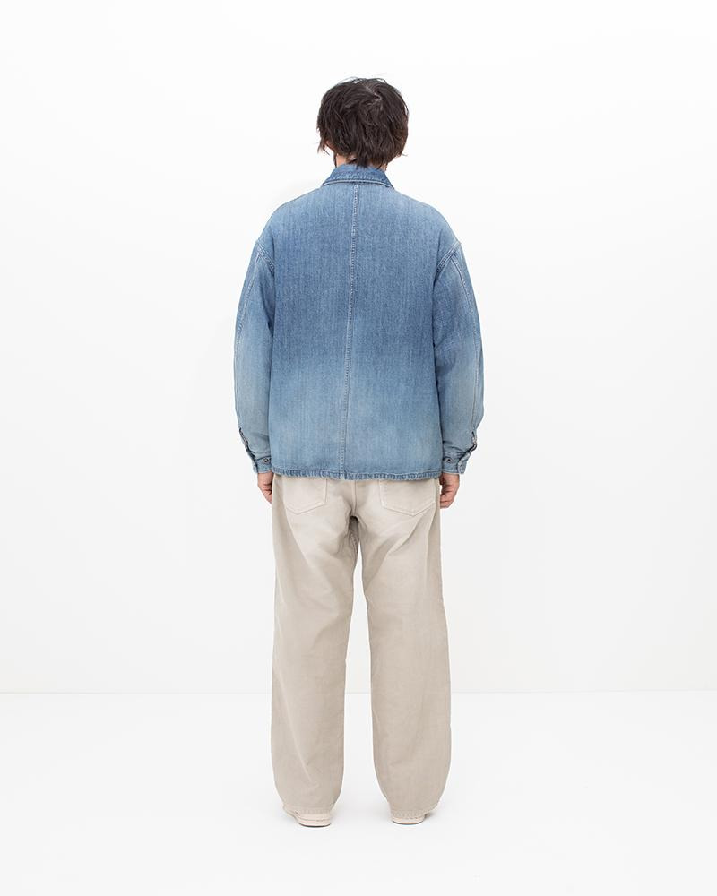 SS COACH DOWN COVERALL DMGD LT.INDIGO - 5