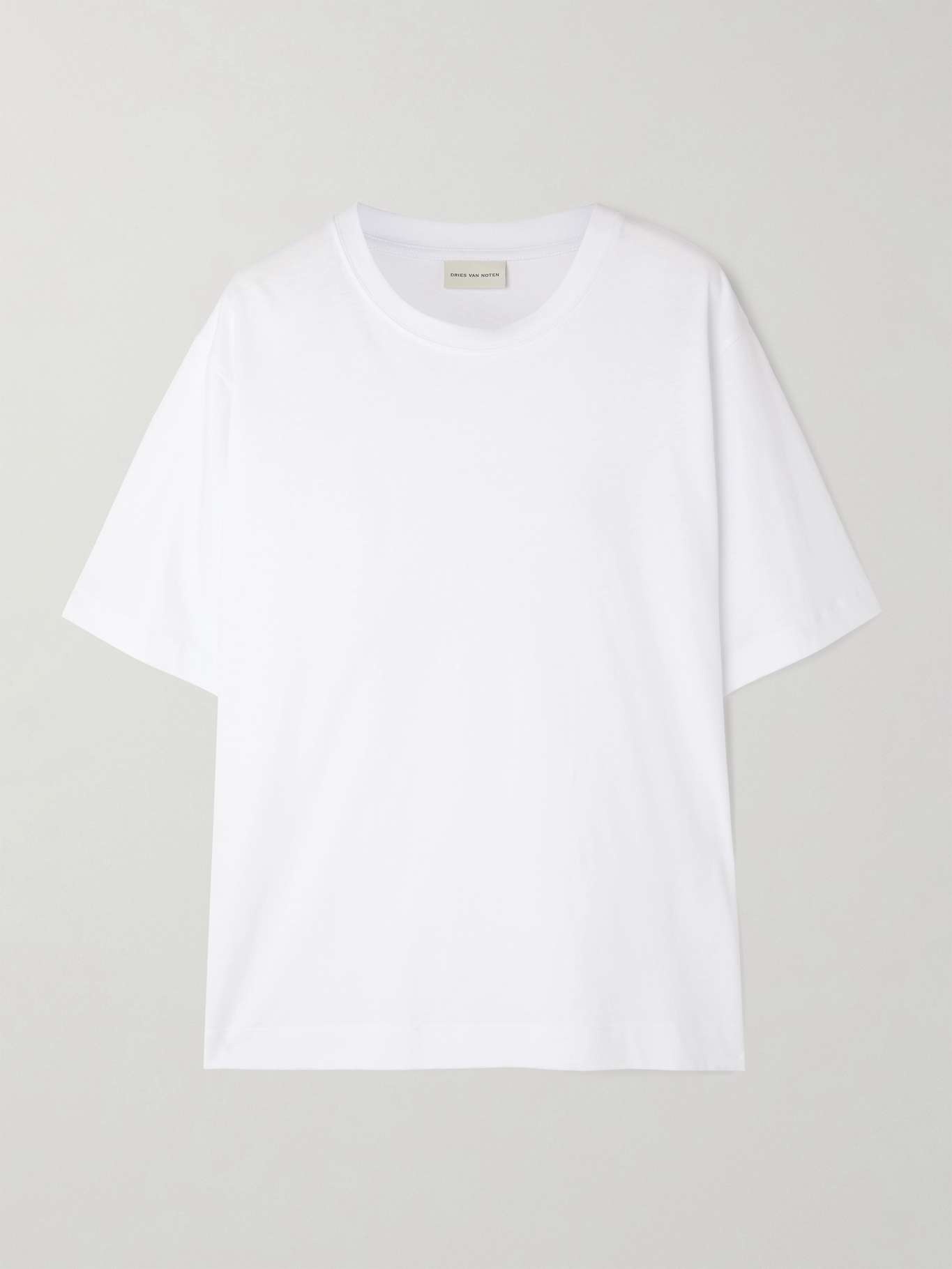 【送料&関税込】Dries Van Noten White Cotton Hen Oversize T- Oversized T-Shirt White – Slam Jam®