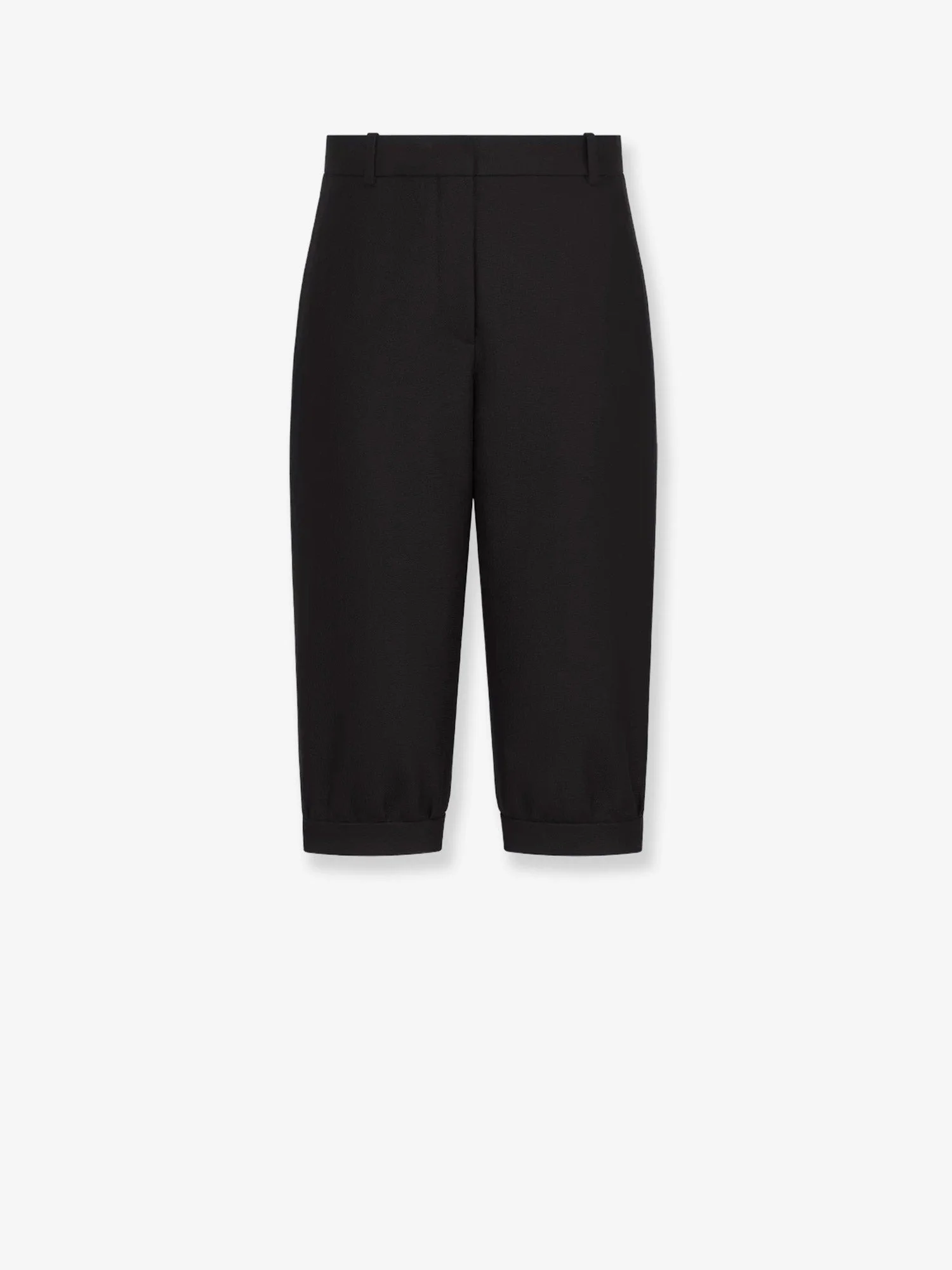 Dior Women Virgin Wool And Silk Grain De Poudre Bermuda Shorts - 1