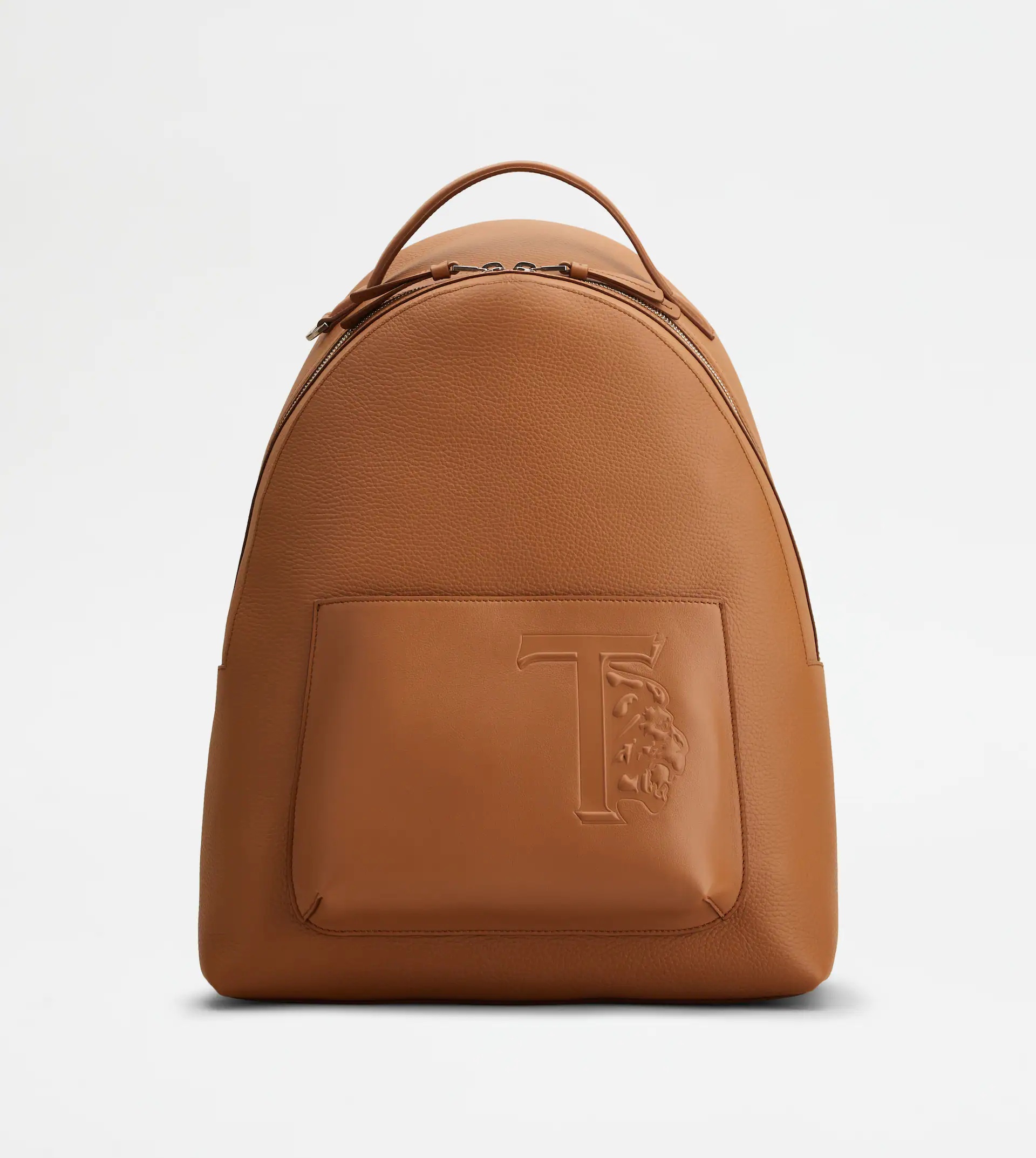 BACKPACK IN LEATHER MEDIUM - BROWN 1