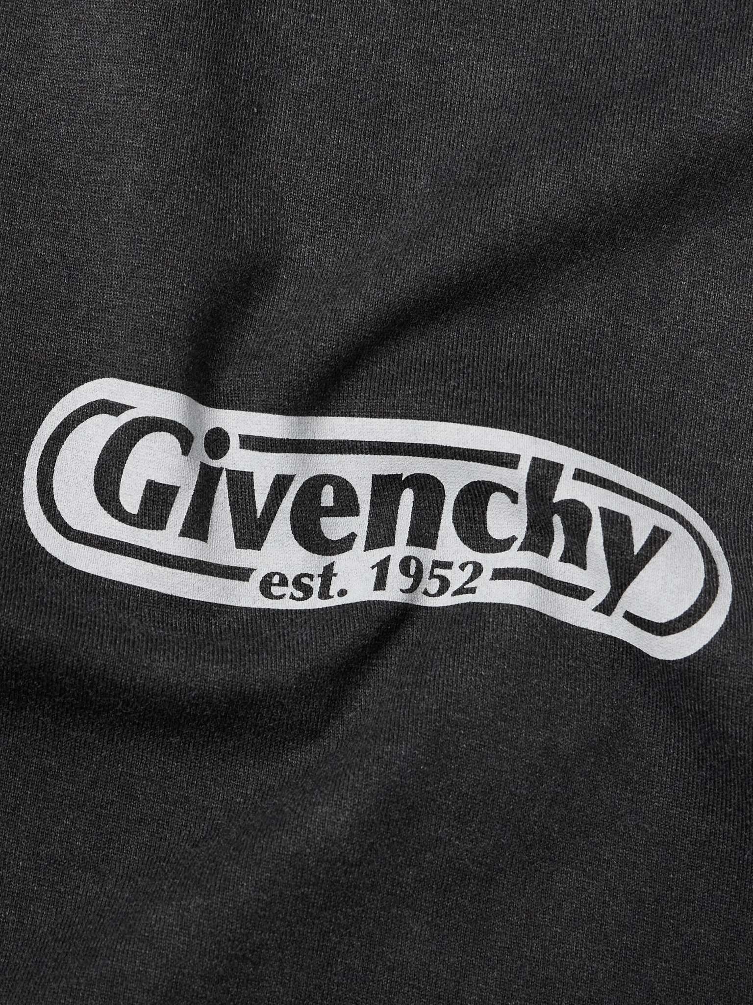 Logo cotton jersey T-shirt in black - Givenchy