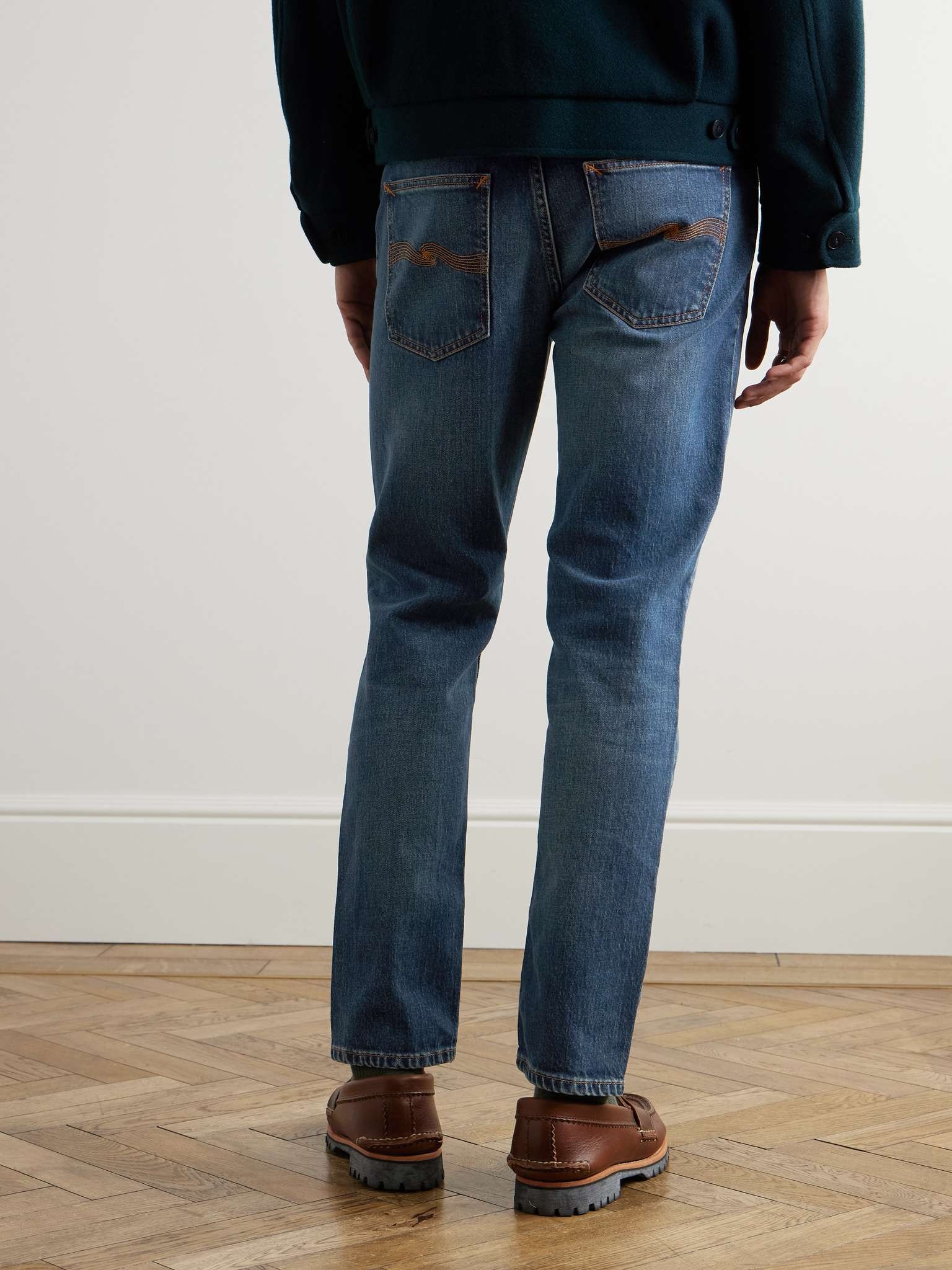 Solid Ollie Slim-Fit Straight-Leg Jeans - 4
