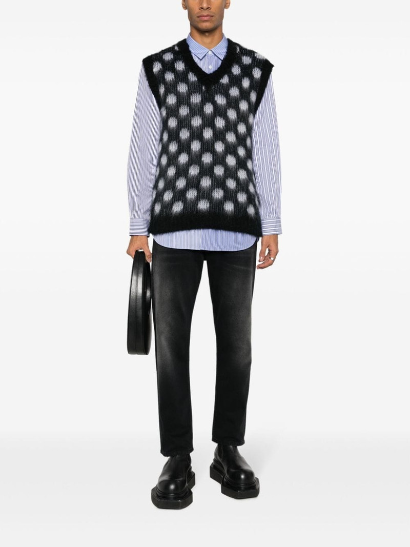 Marni whiskering-effect straight-leg jeans outlook