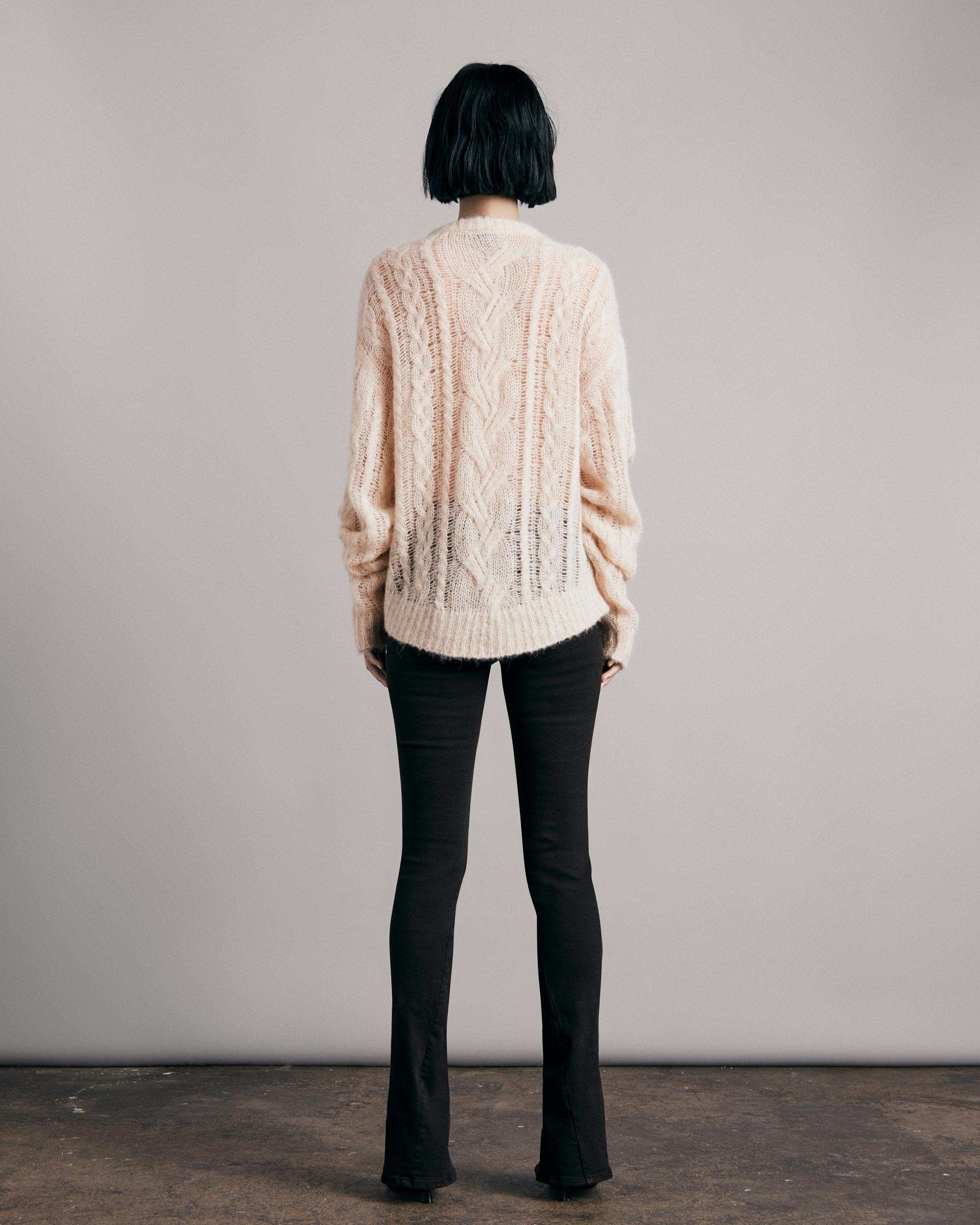 Cynthia Alpaca Wool Crew
Relaxed Fit Sweater - 5