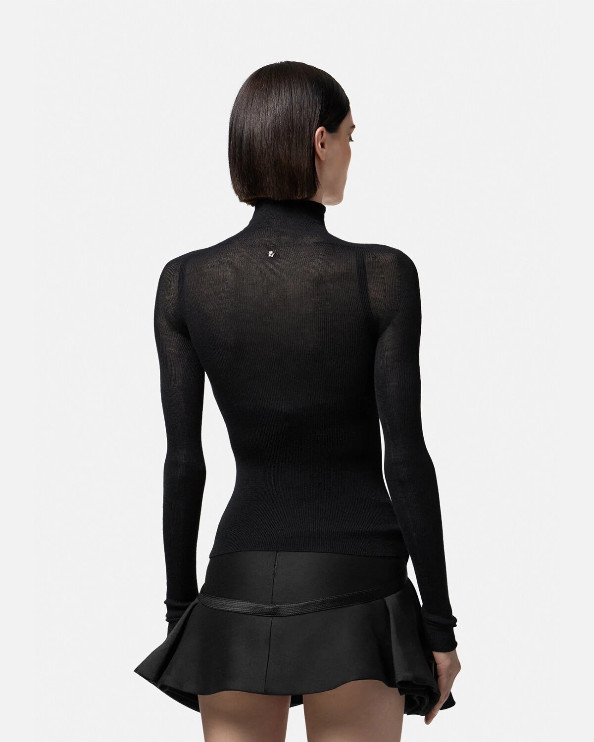 Seamless Knit Turtleneck Jumper - 4