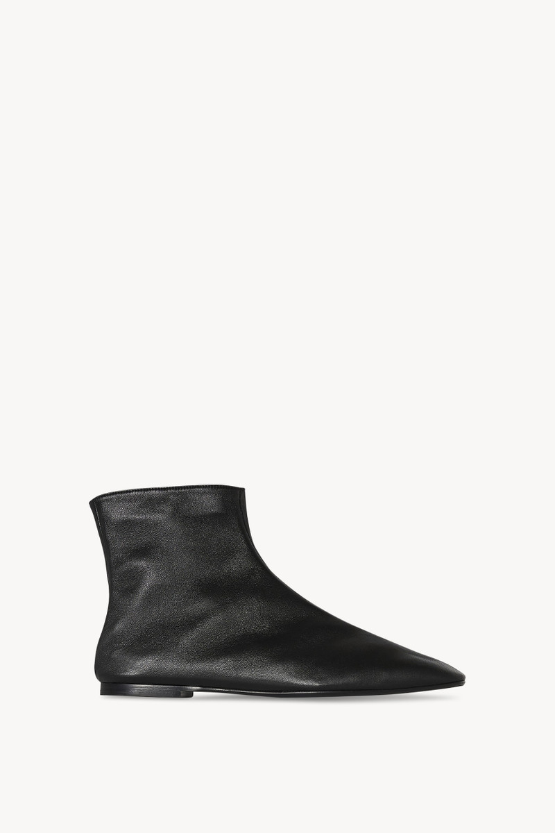The Row Ava Bootie in Leather outlook