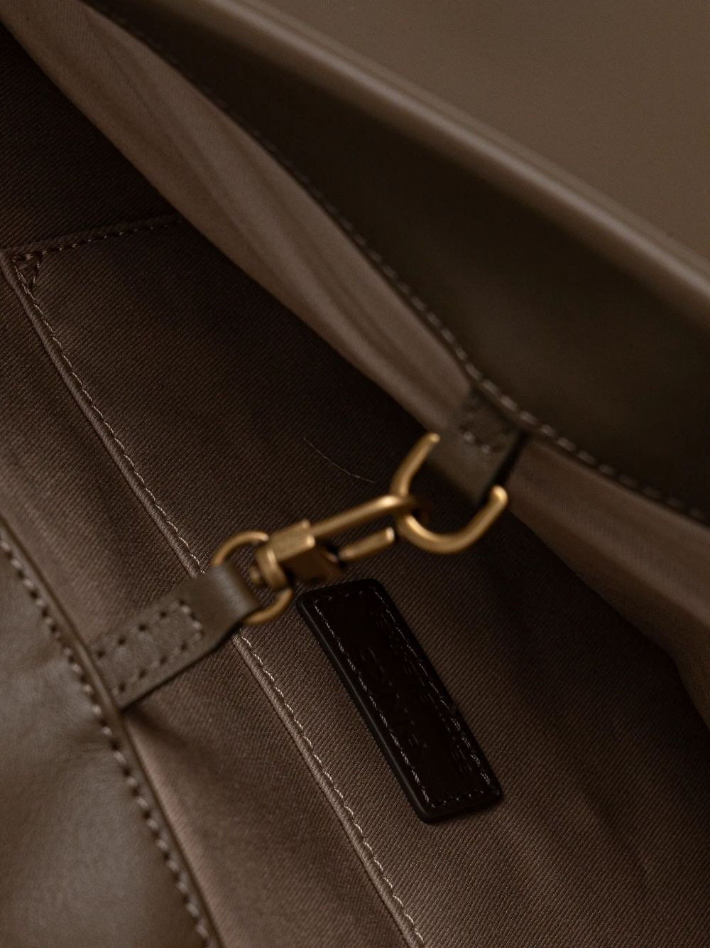 large leather shoulder bag - 5
