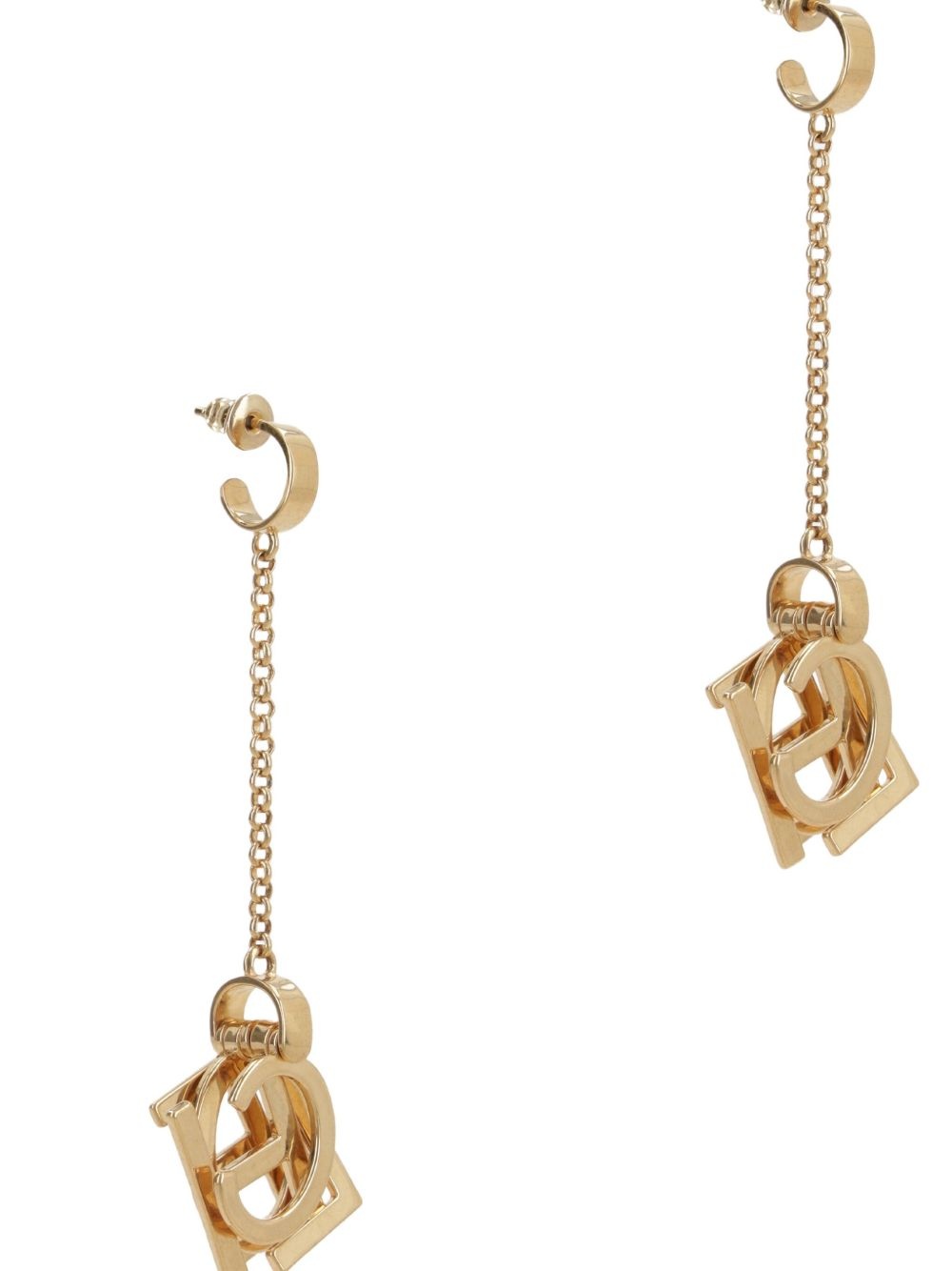geometric drop earrings - 2