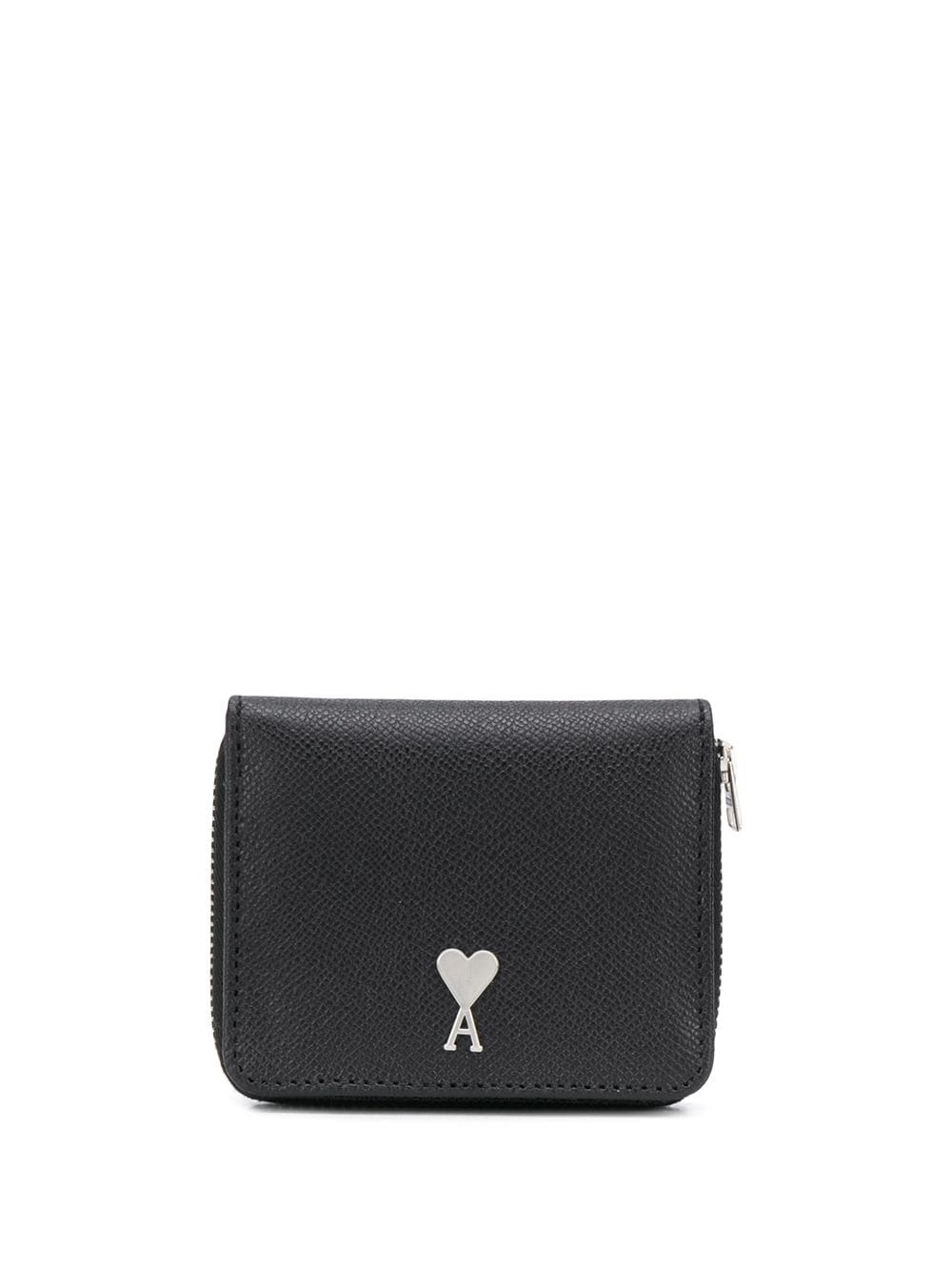 zip-around leather wallet - 1