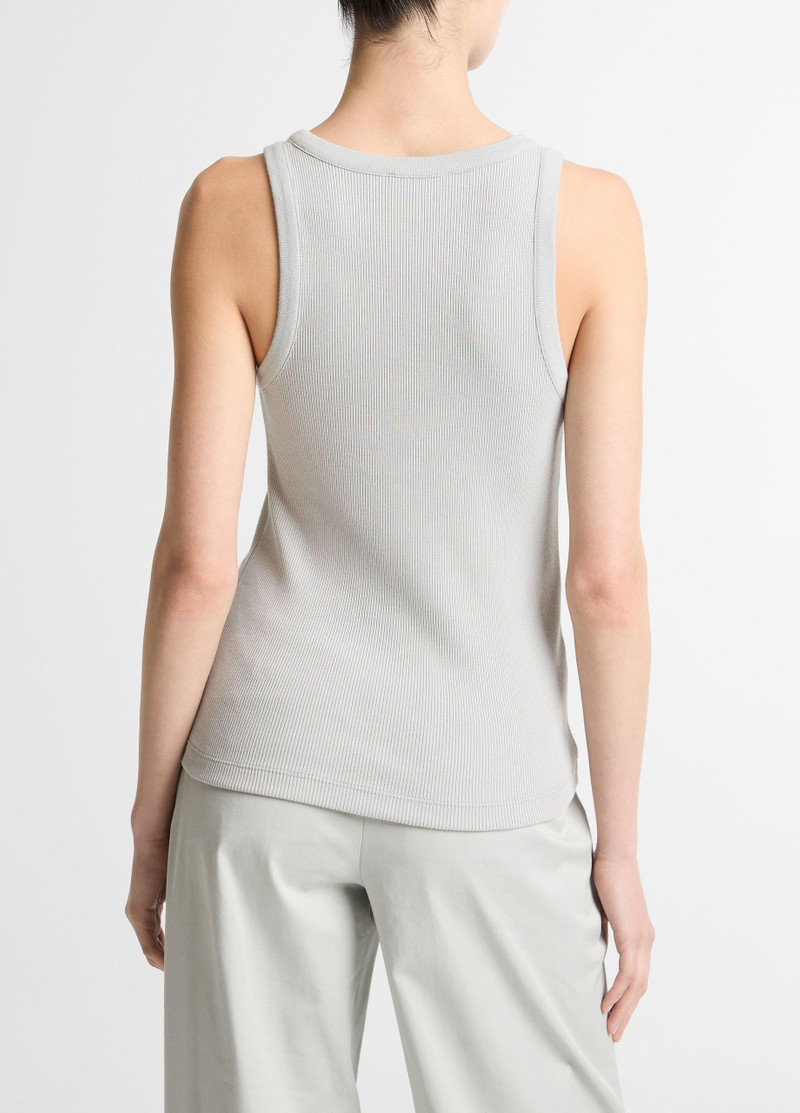 Vince Ribbed Scoop-Neck Tank outlook