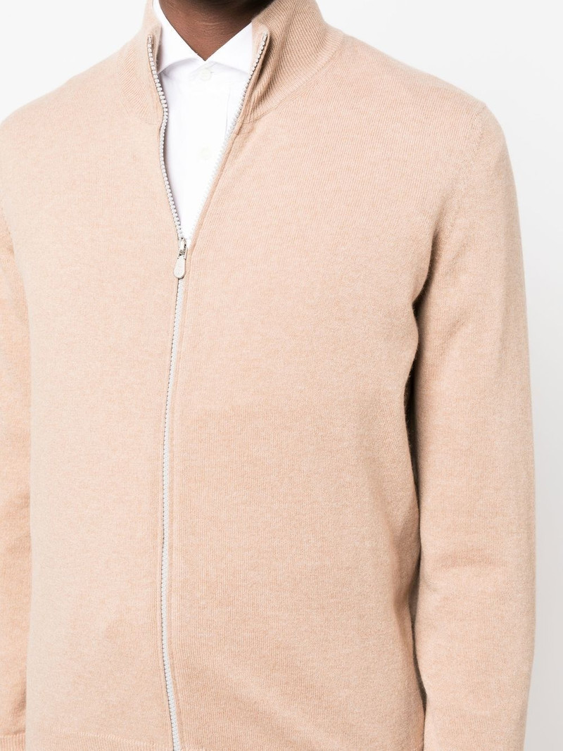 zip-up cashmere jumper 5