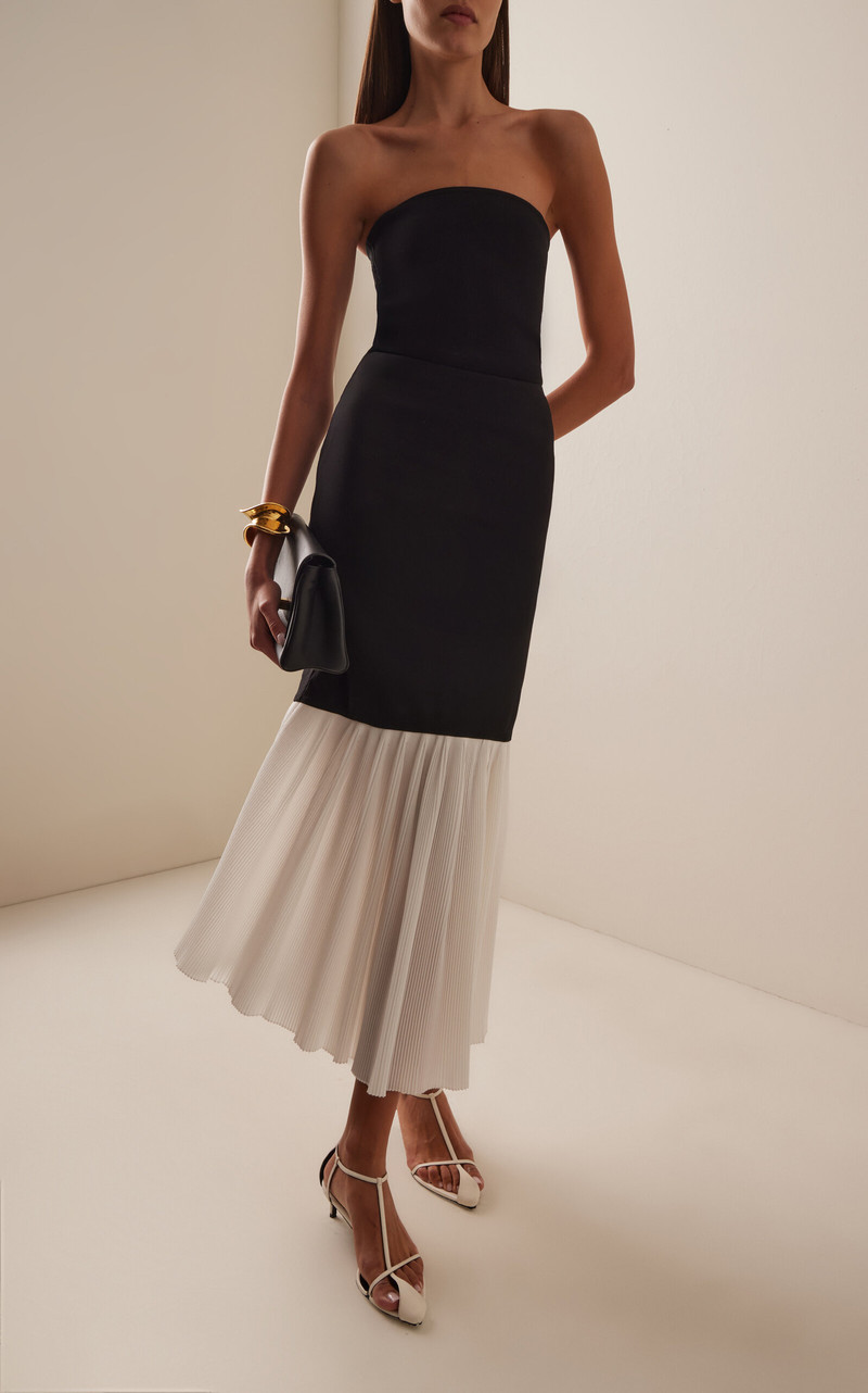 CO Jersey Peplum Skirt black/white outlook