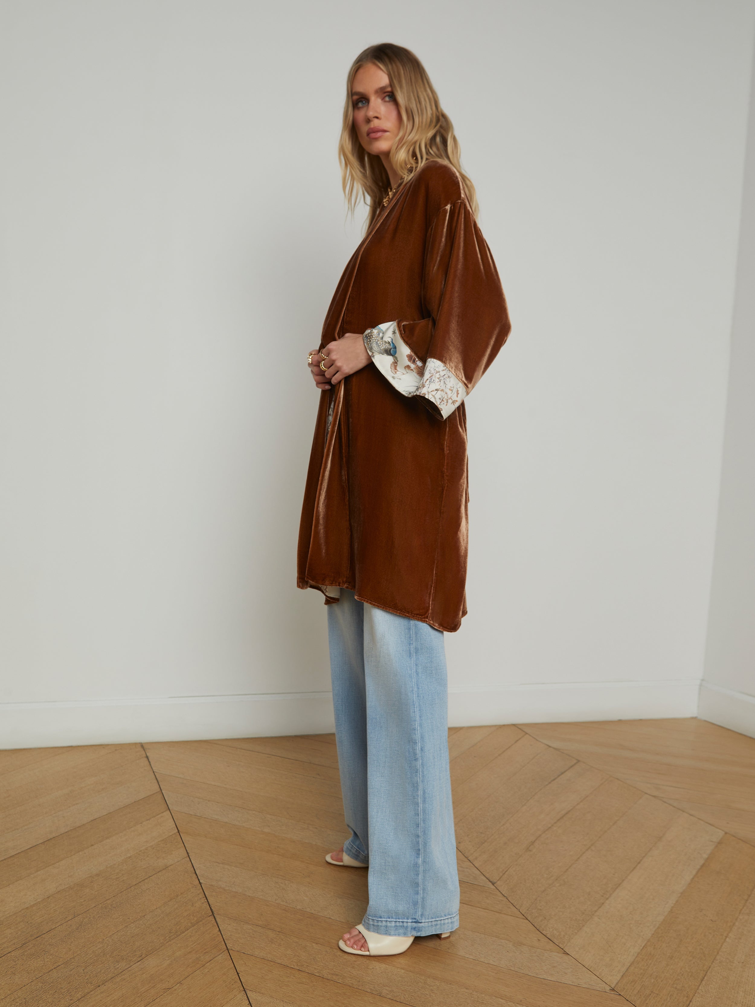Nabi Velvet Kimono - 5