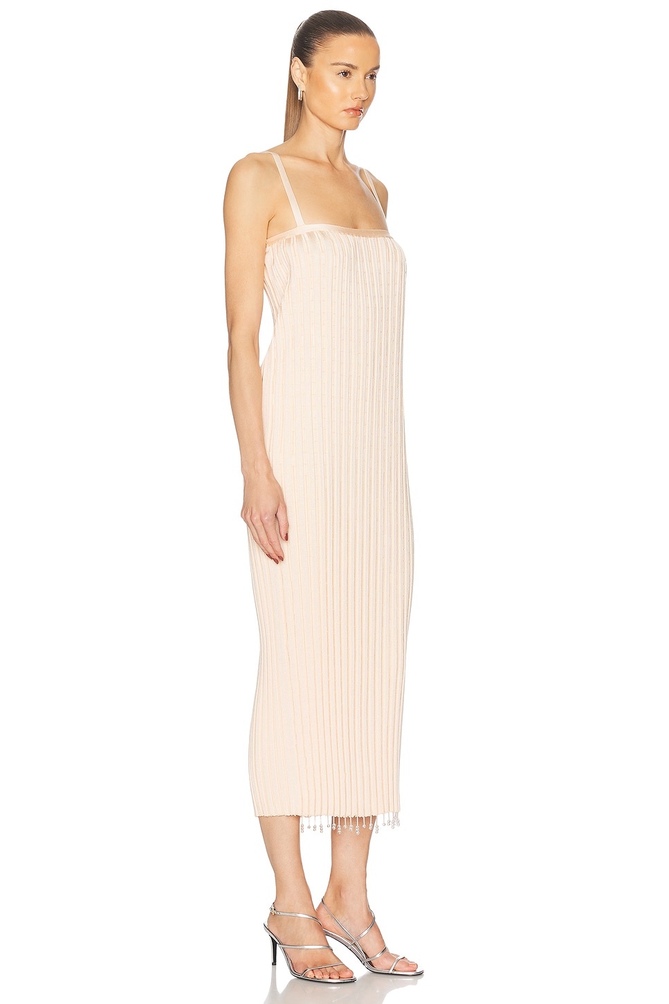 Beaded Rib Knit Dress - 2