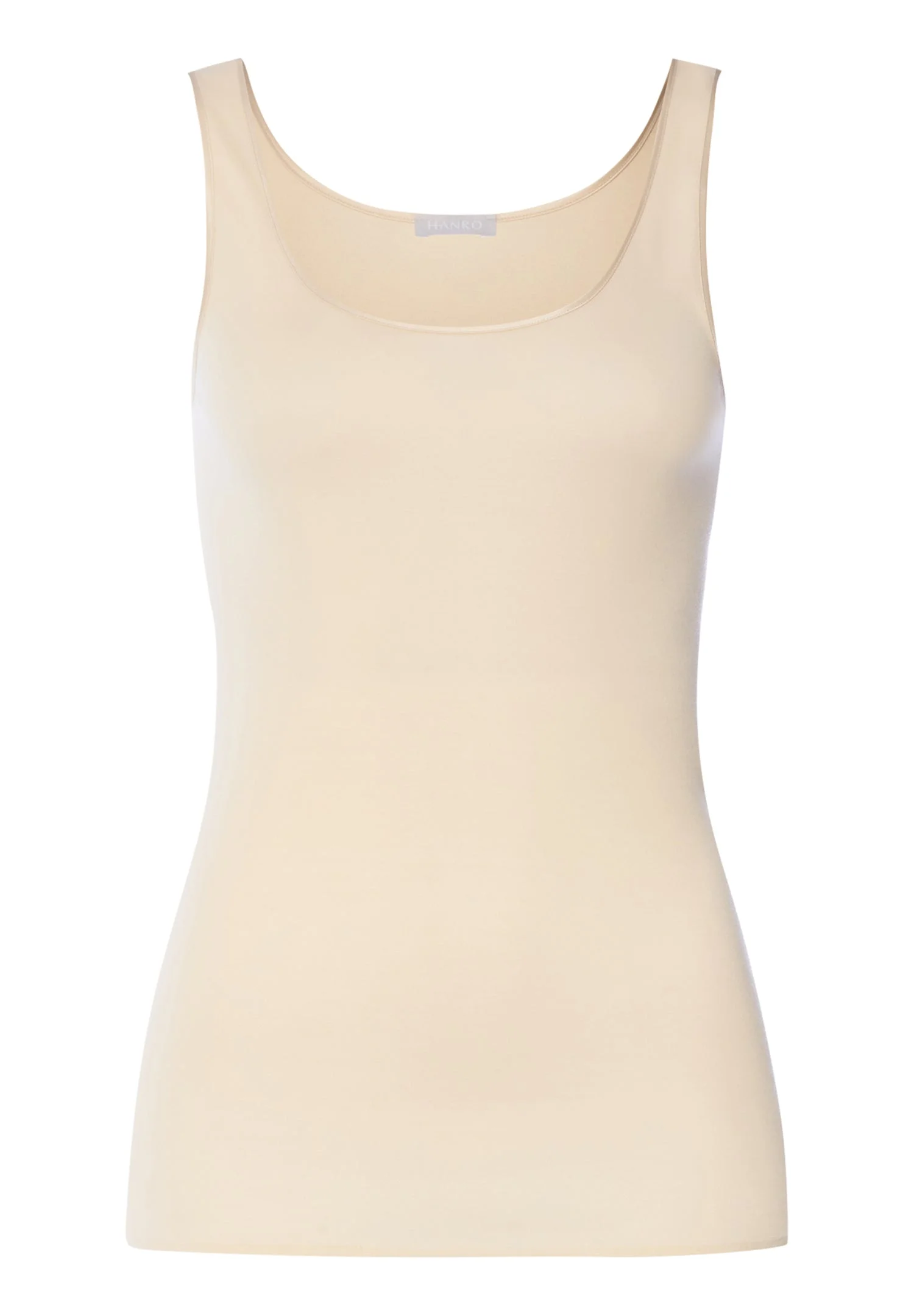 Cotton Seamless Round Neck Cotton Tank Top - 1