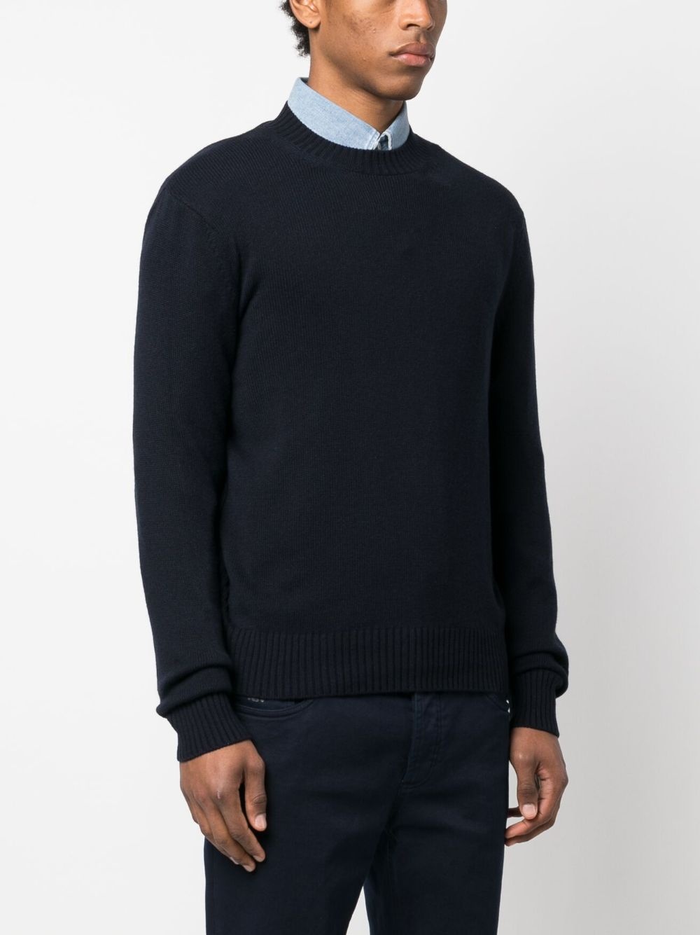 long-sleeve cashmere jumper - 3