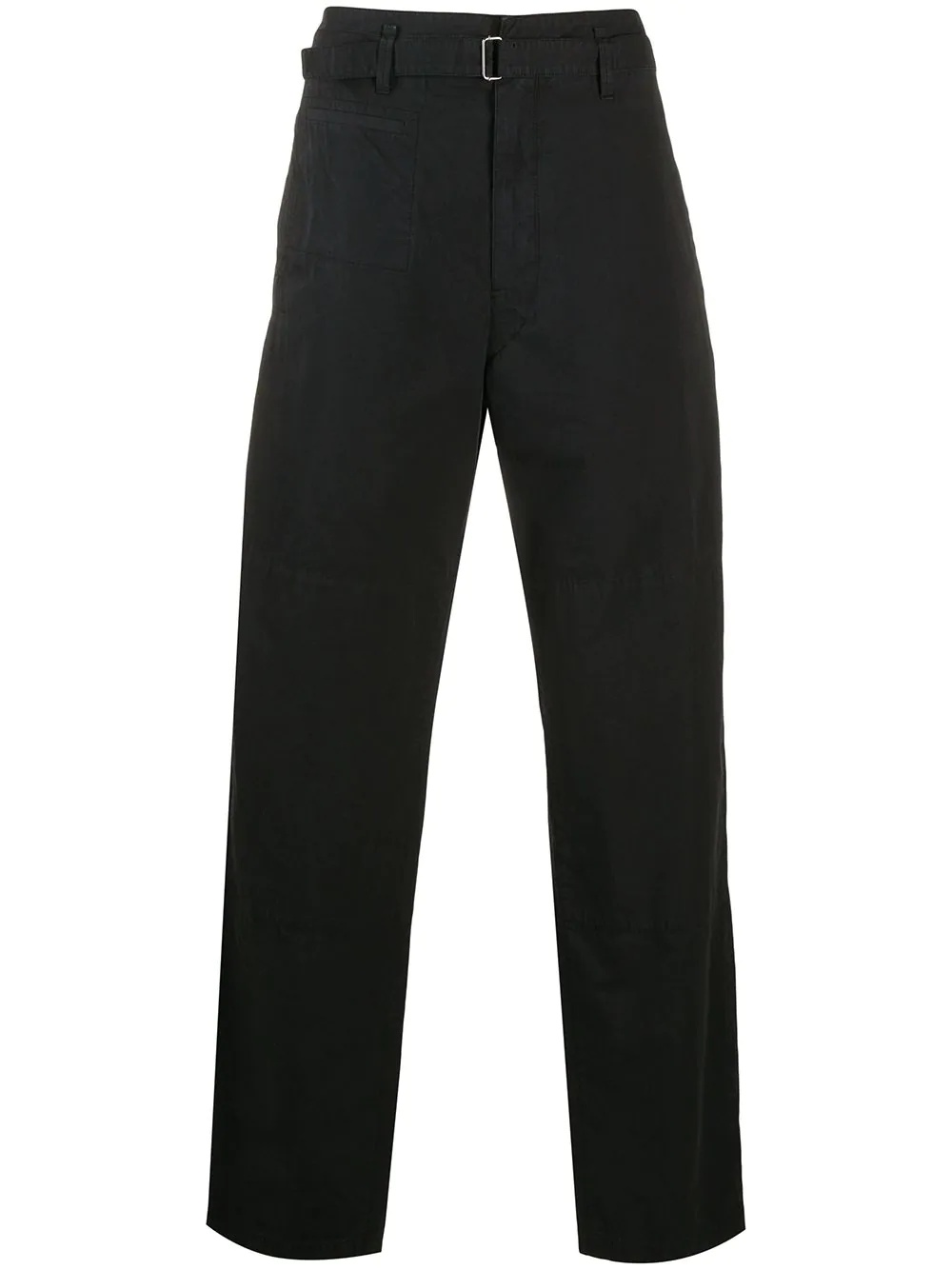 high-waisted loose fit trousers - 1